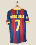 BARCELONA 2010/11 VILLA HOME SHIRT (M) NIKE