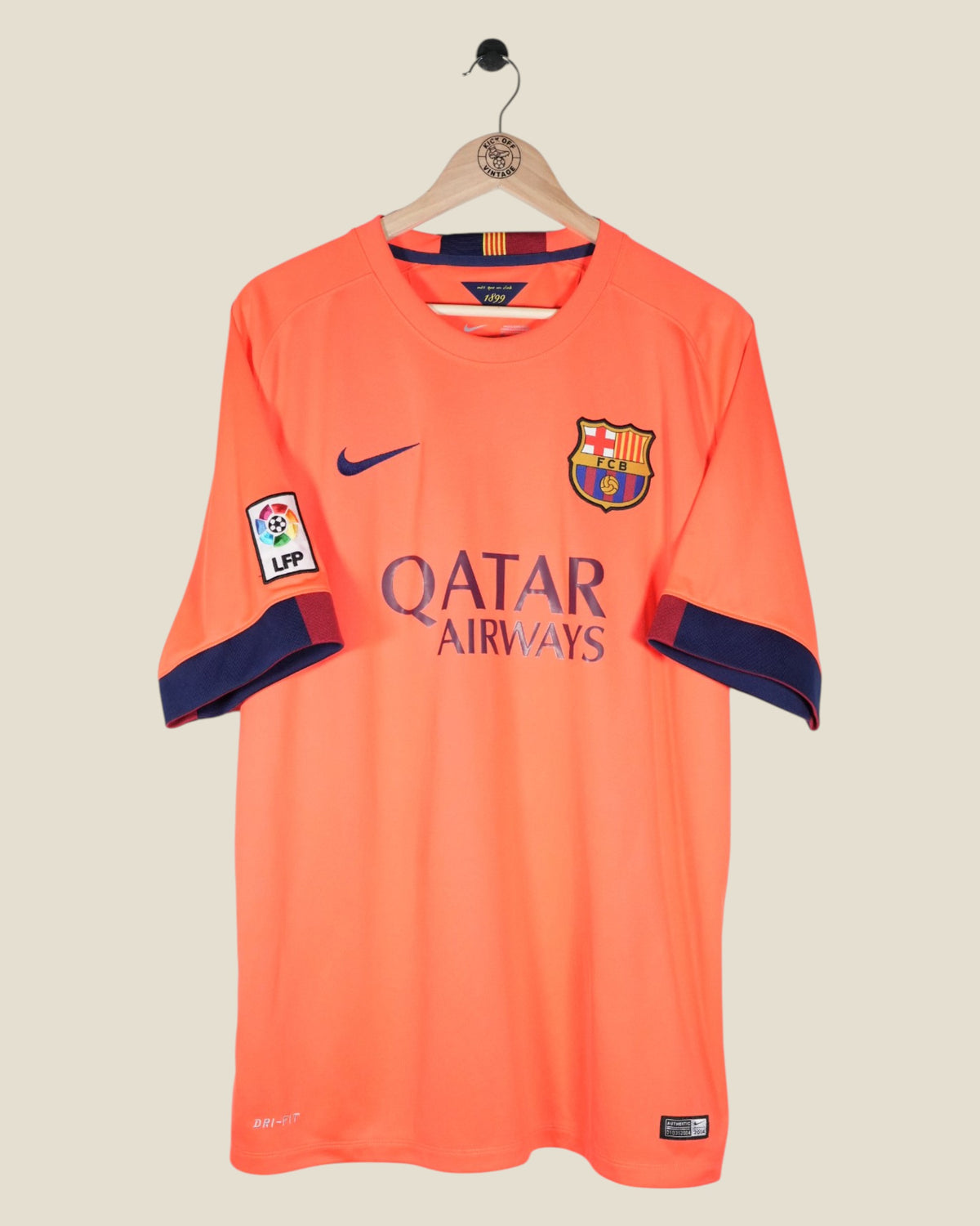 BARCELONA 2014/15 NEYMAR AWAY SHIRT (XL) NIKE