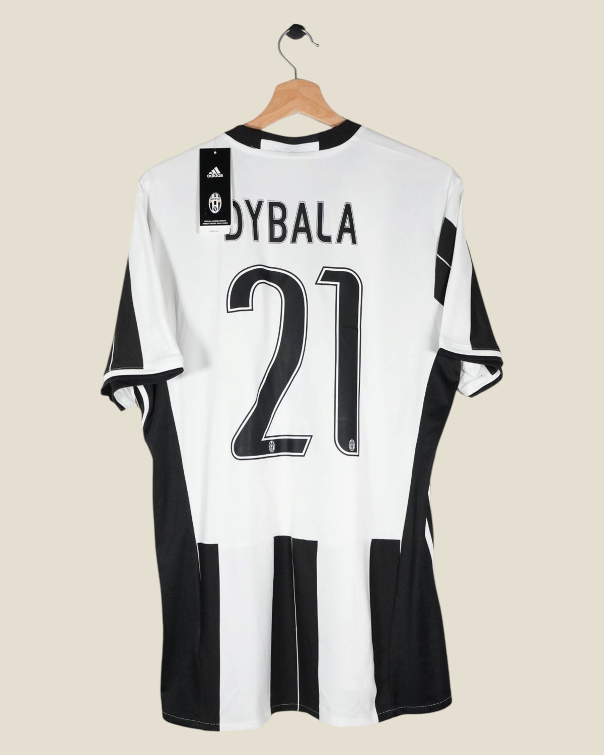 JUVENTUS 2016/17 DYBALA HOME SHIRT BNWT (L) ADIDAS