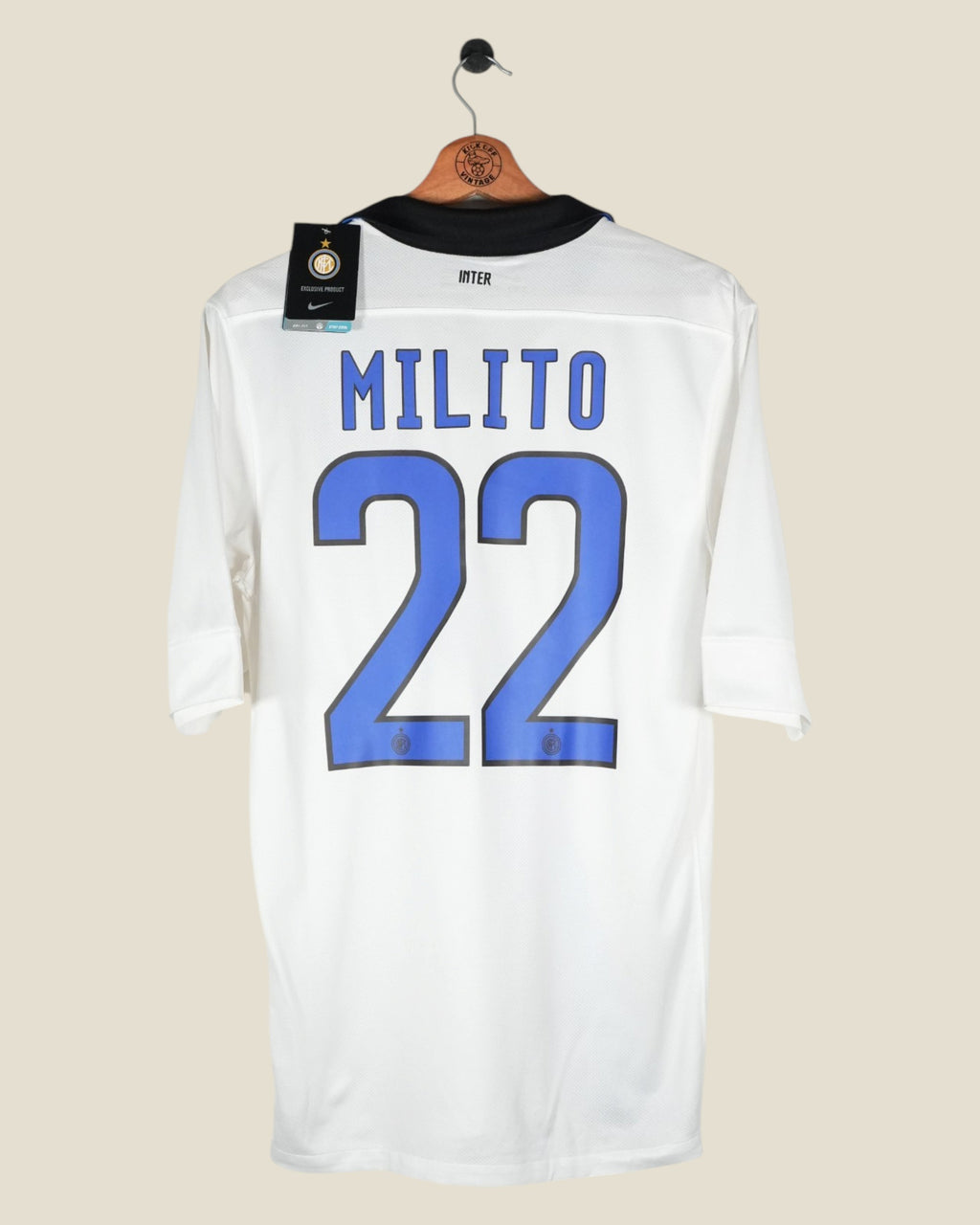 INTER MILAN 2011/12 MILITO AWAY SHIRT BNWT (S) NIKE