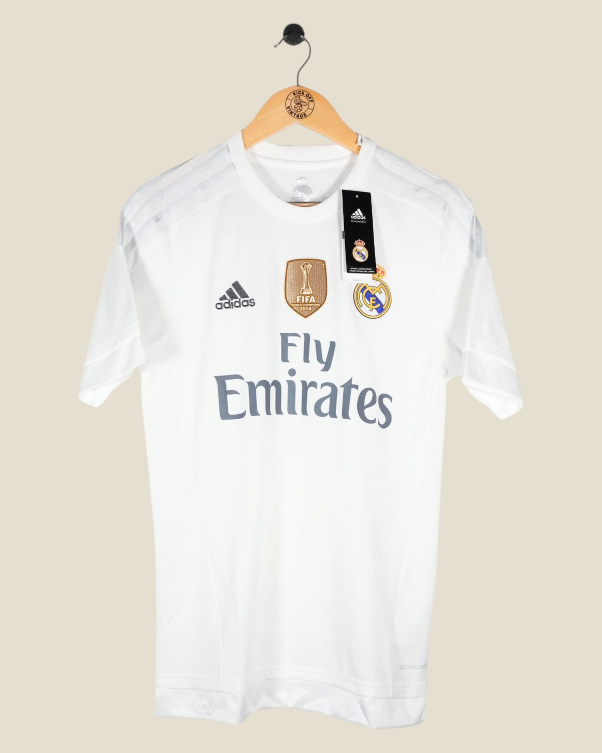 REAL MADRID 2015/16 RONALDO HOME SHIRT BNWT (S) ADIDAS