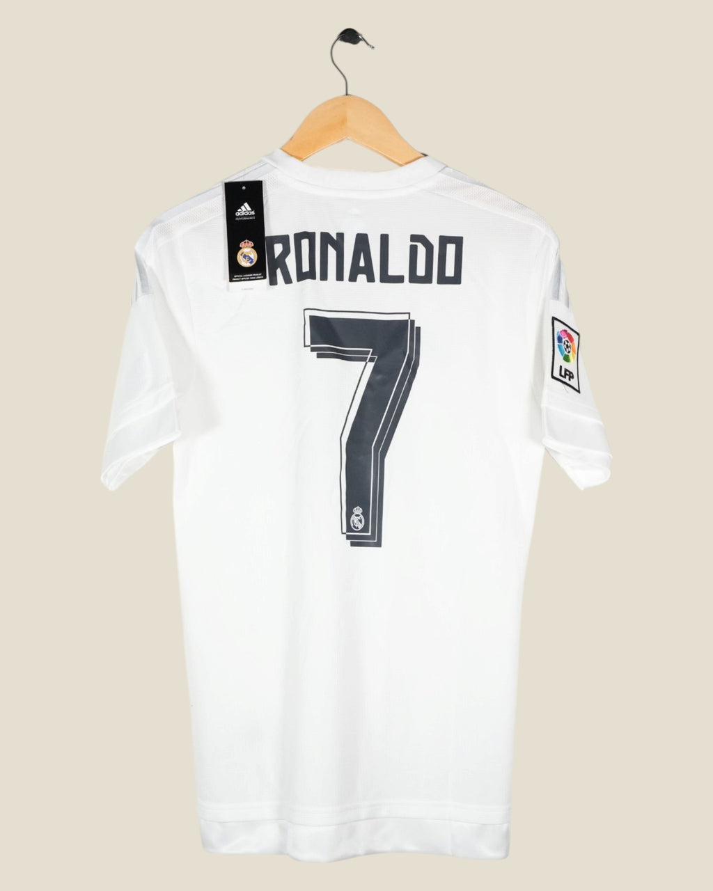 REAL MADRID 2015/16 RONALDO HOME SHIRT BNWT (S) ADIDAS