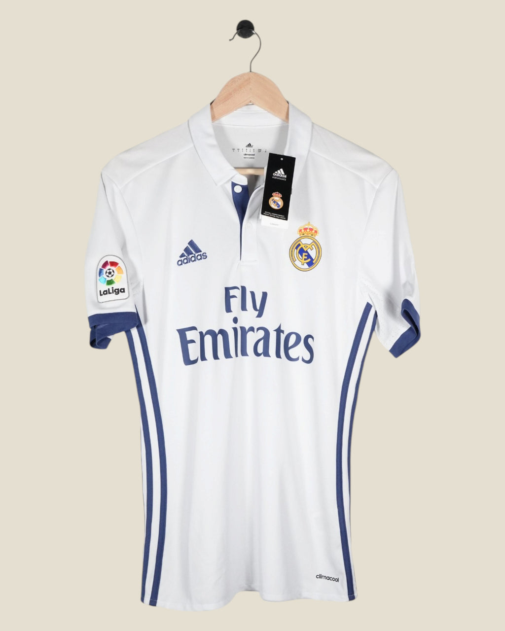 REAL MADRID 2016/17 RONALDO HOME SHIRT BNWT (S) ADIDAS