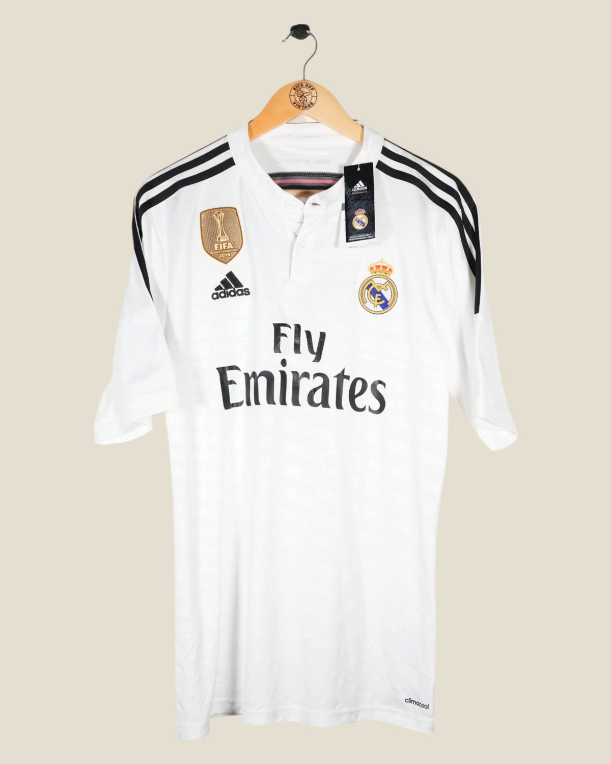 REAL MADRID 2014/15 RONALDO HOME SHIRT BNWT (L) ADIDAS