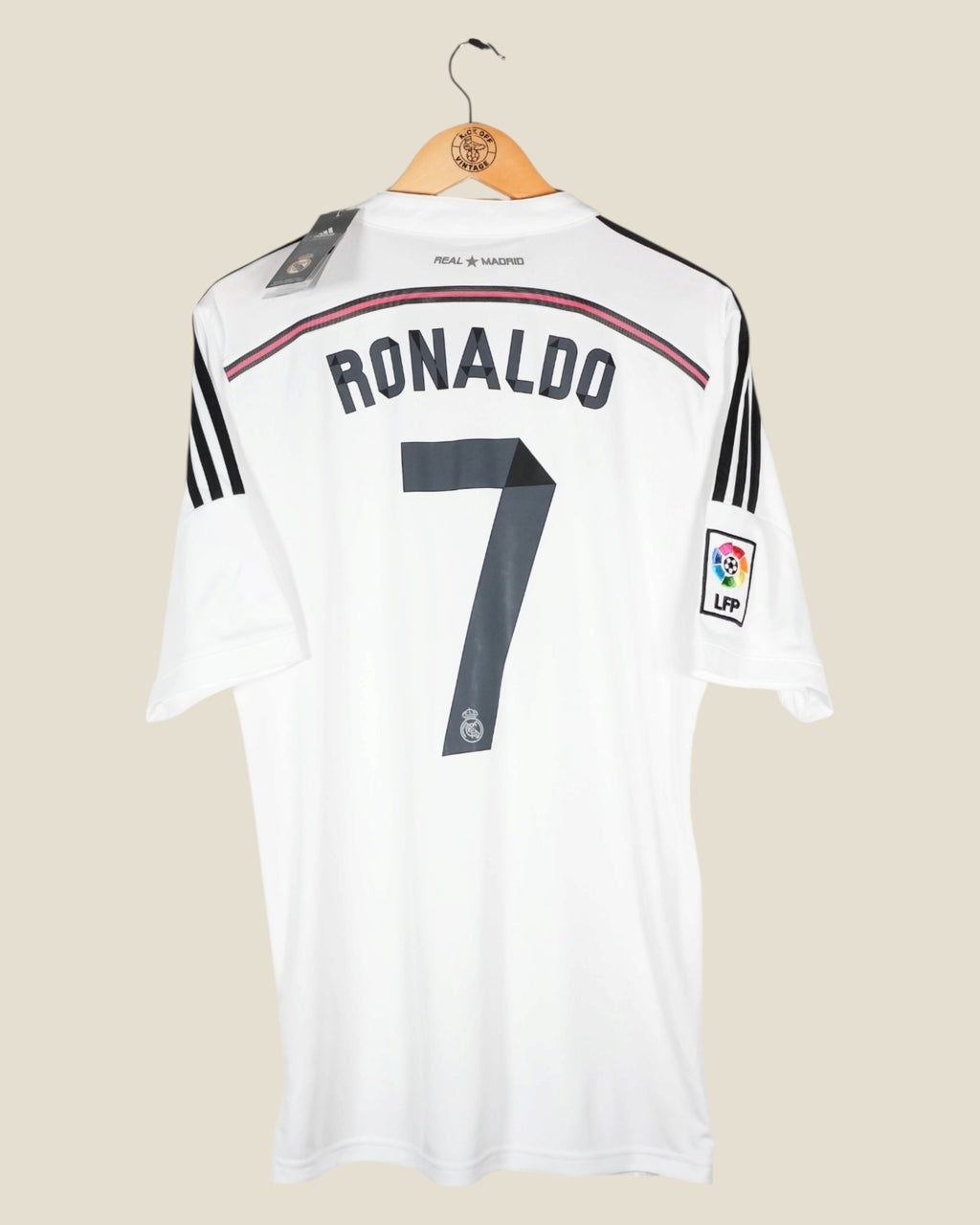 REAL MADRID 2014/15 RONALDO HOME SHIRT BNWT (L) ADIDAS