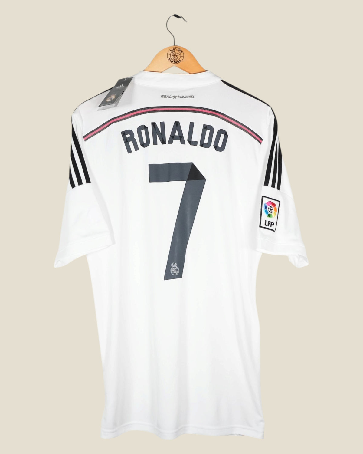 REAL MADRID 2014/15 RONALDO HOME SHIRT BNWT (L) ADIDAS