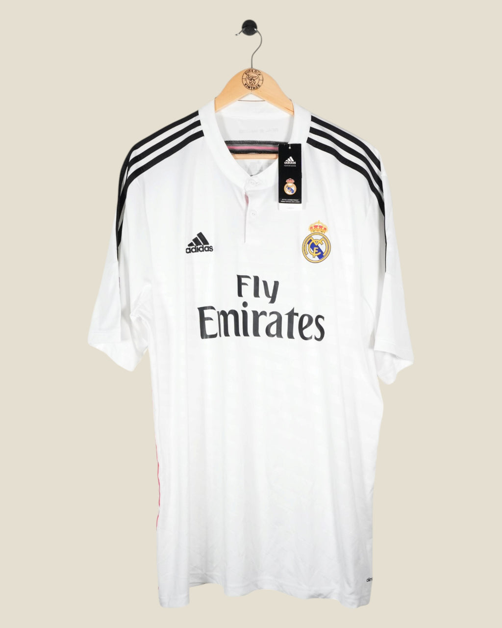 REAL MADRID 2014/15 RONALDO HOME SHIRT BNWT (XXL) ADIDAS