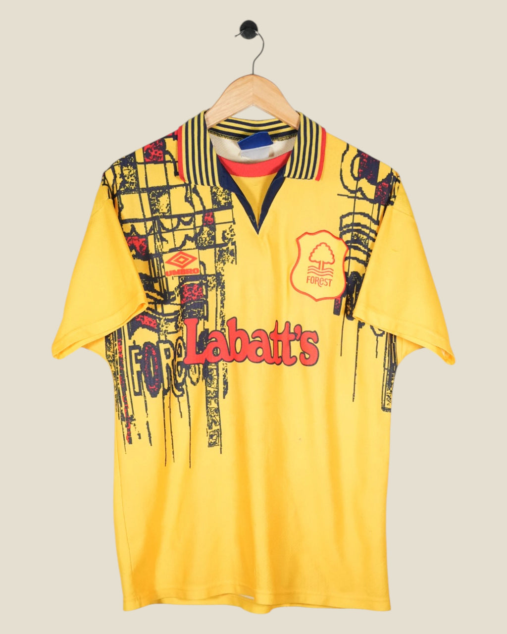 NOTTINGHAM FOREST 1995/97 AWAY SHIRT (M) UMBRO