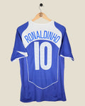 BRAZIL 2004 RONALDINHO AWAY SHIRT (M) NIKE