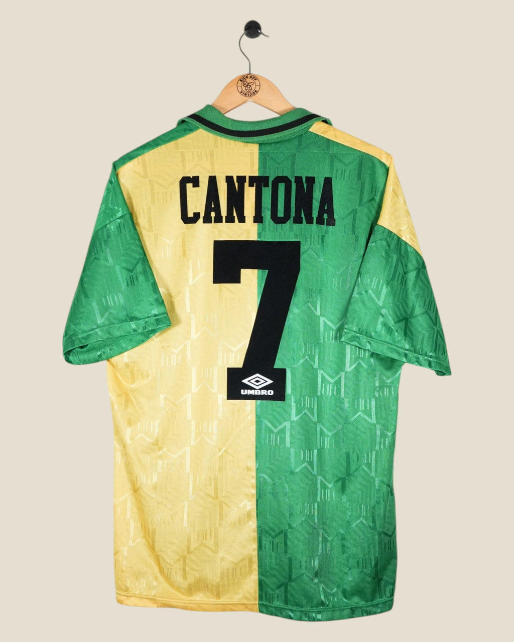 MANCHESTER UNITED 1992/94 CANTONA THIRD SHIRT (L) UMBRO