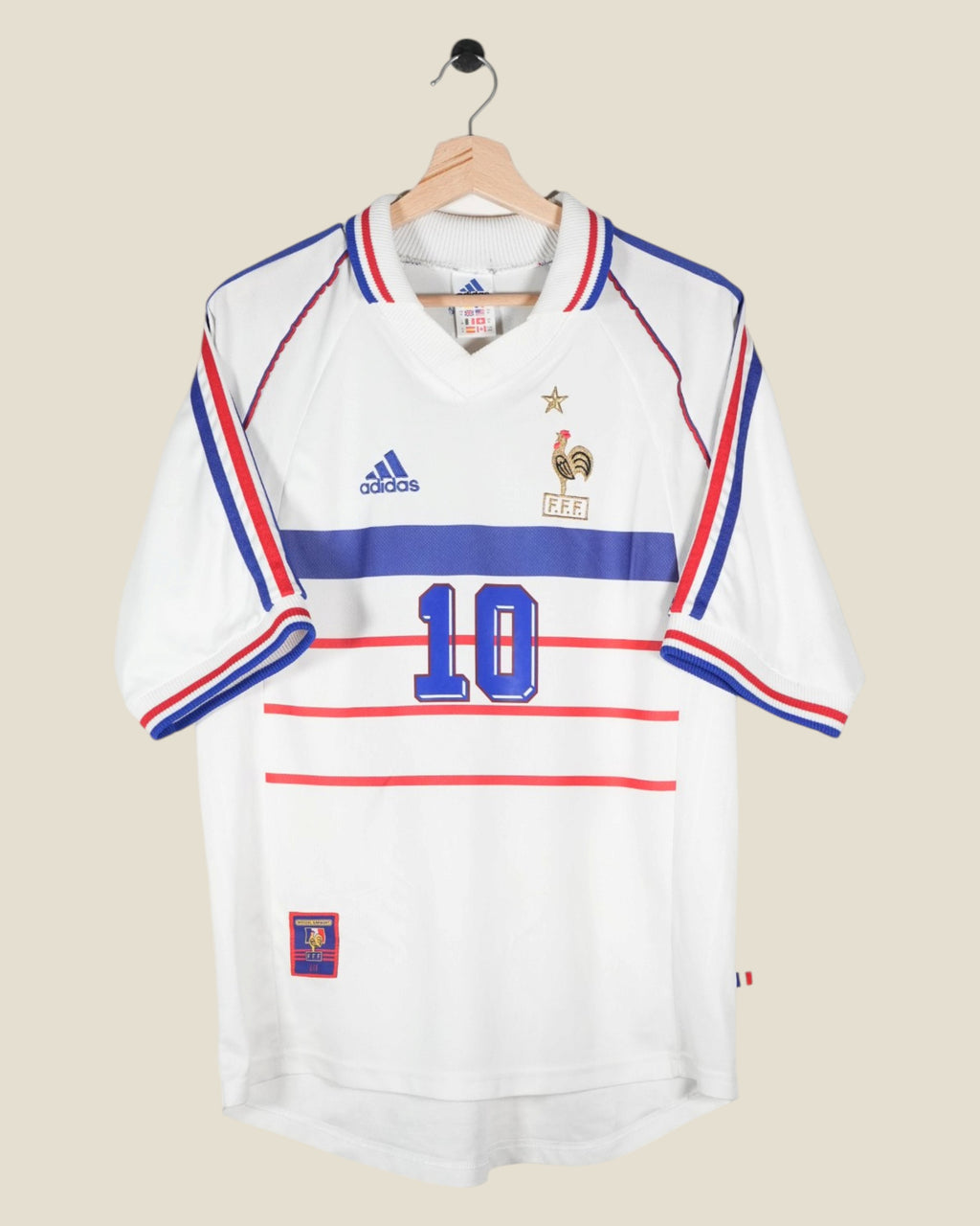 FRANCE 1998 ZIDANE AWAY SHIRT (M) ADIDAS
