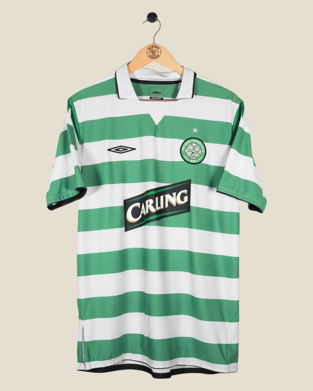 CELTIC 2004/05 HOME SHIRT (L) UMBRO