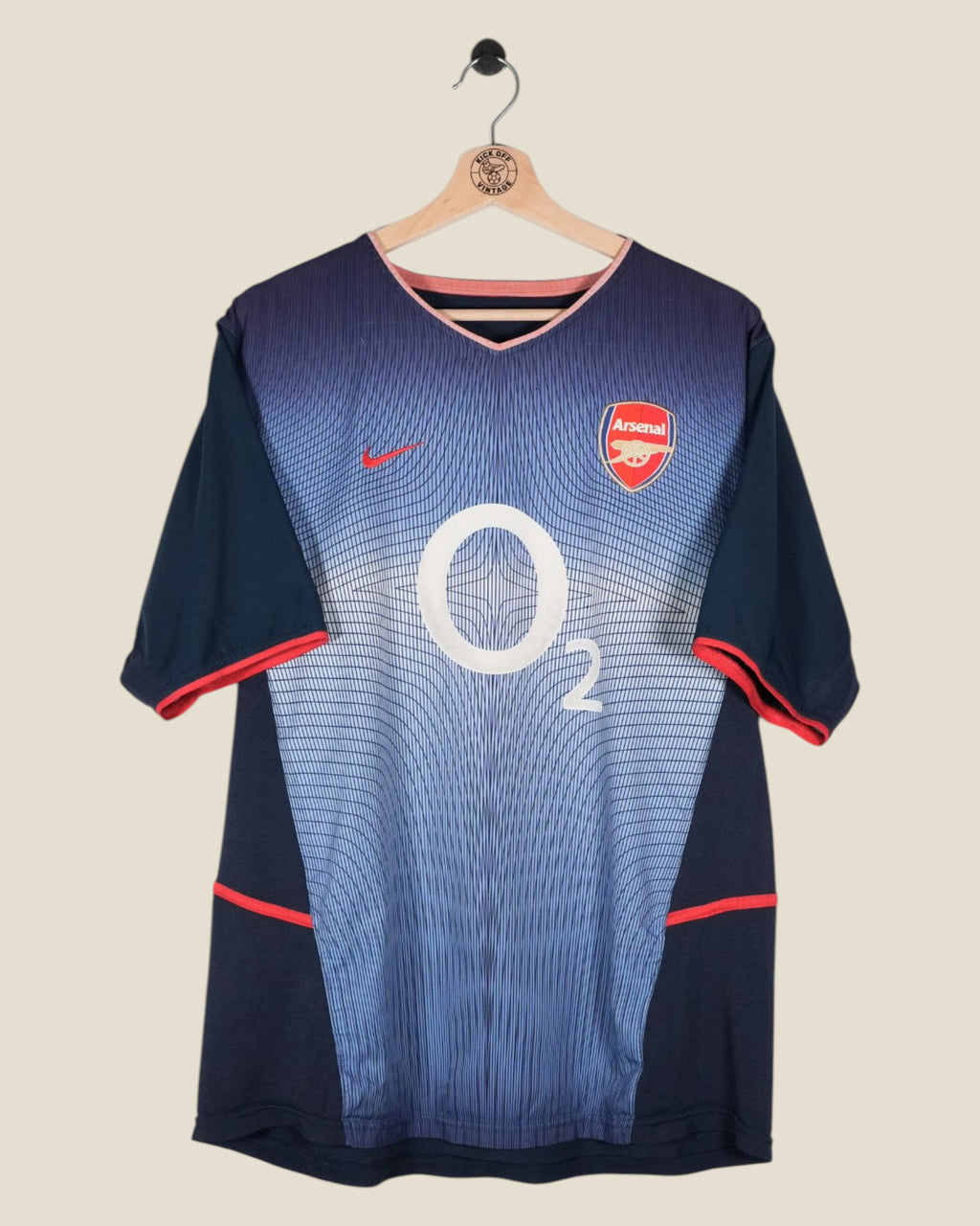 ARSENAL 2002/03 BERGKAMP AWAY SHIRT (L) NIKE