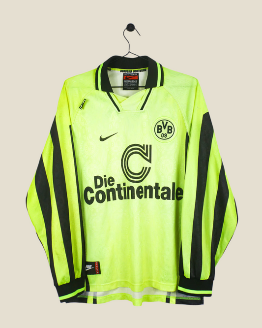 BORUSSIA DORTMUND 1996/1997 HOME SHIRT L/S (L) NIKE