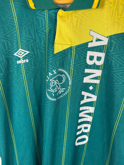 AJAX 1991/93 AWAY SHIRT (XL) UMBRO