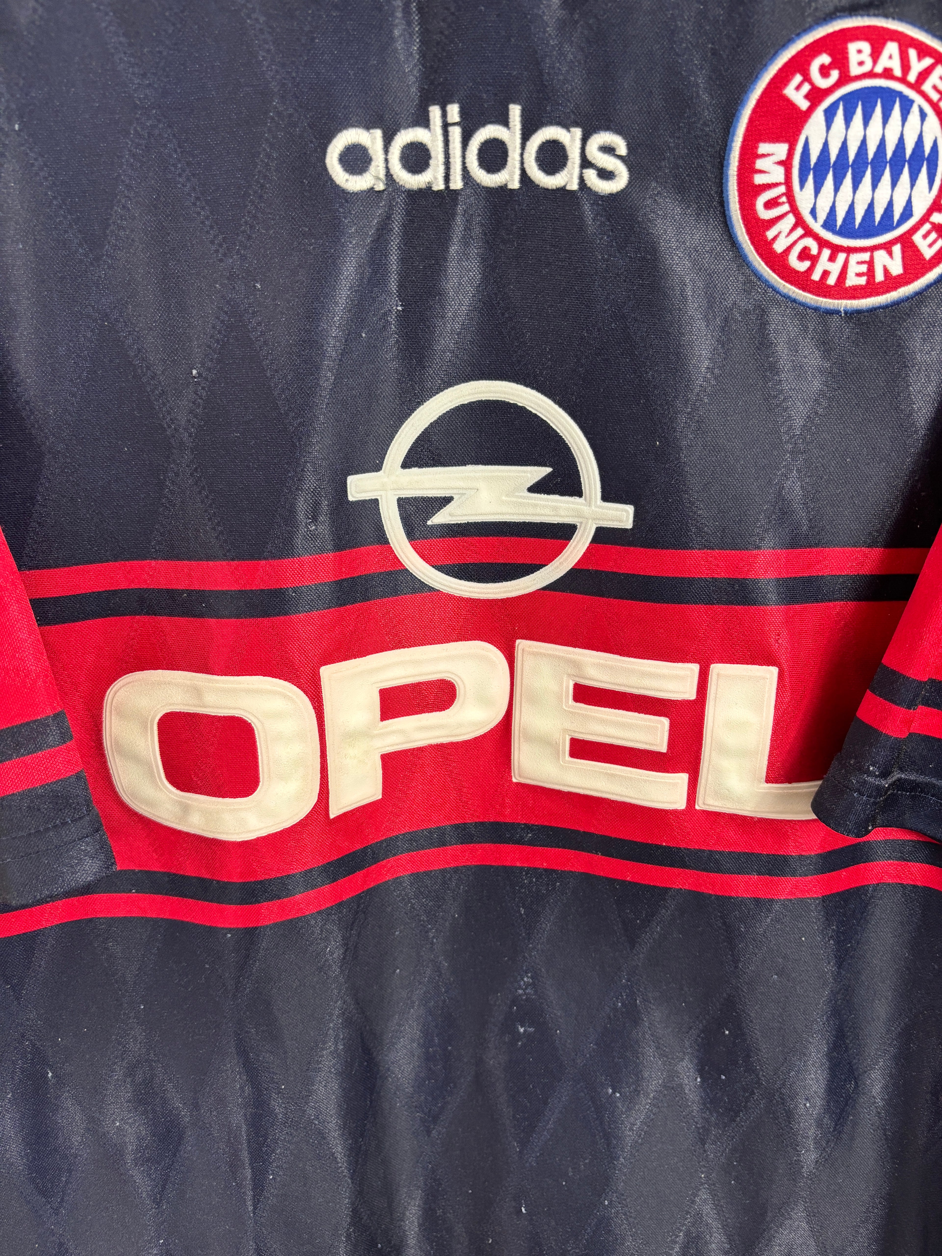 BAYERN MUNICH 1997/99 HOME SHIRT (M) ADIDAS