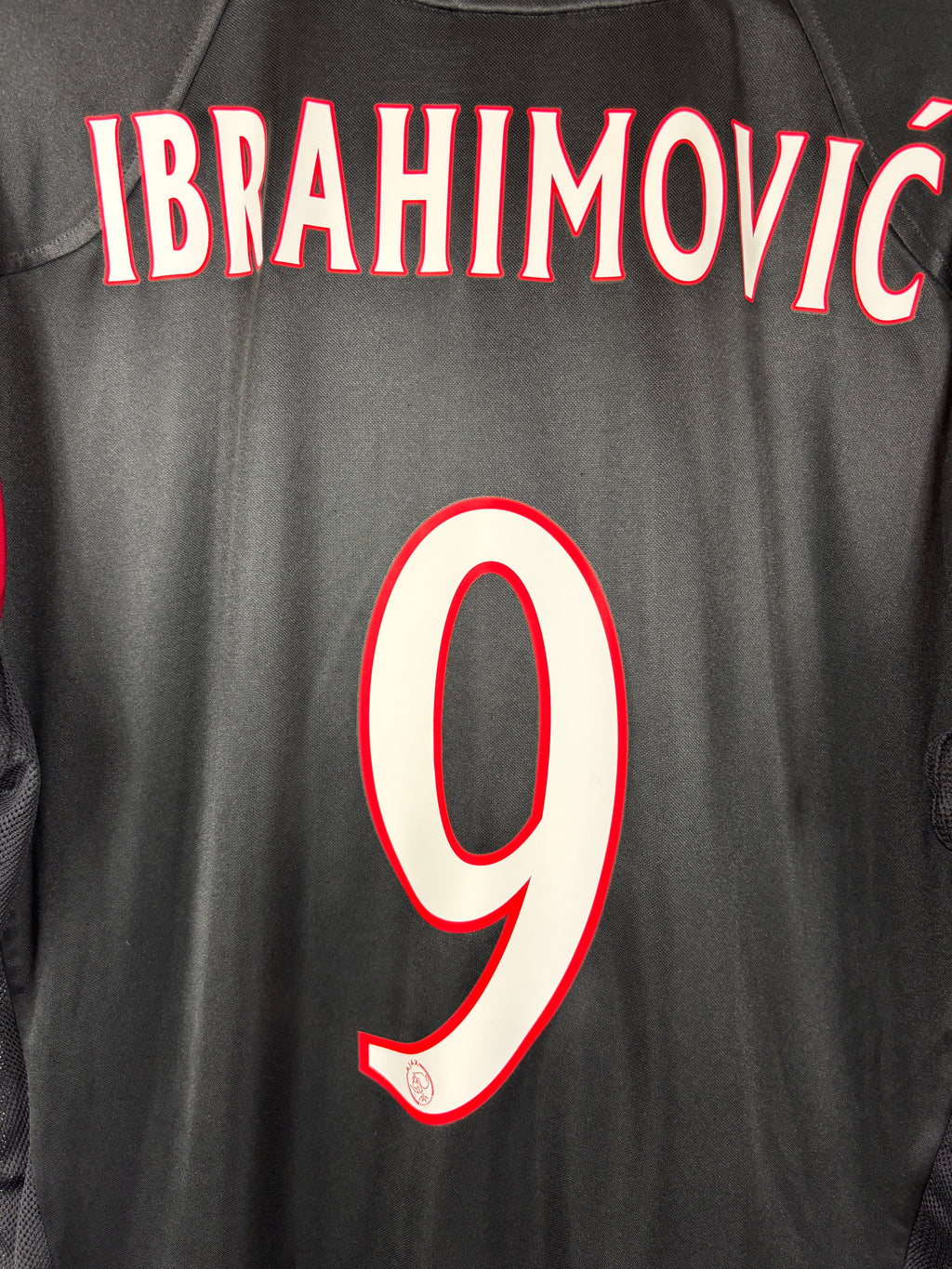 AJAX 2004/05 IBRAHIMOVIC #9 UCL THIRD SHIRT (XL) ADIDAS