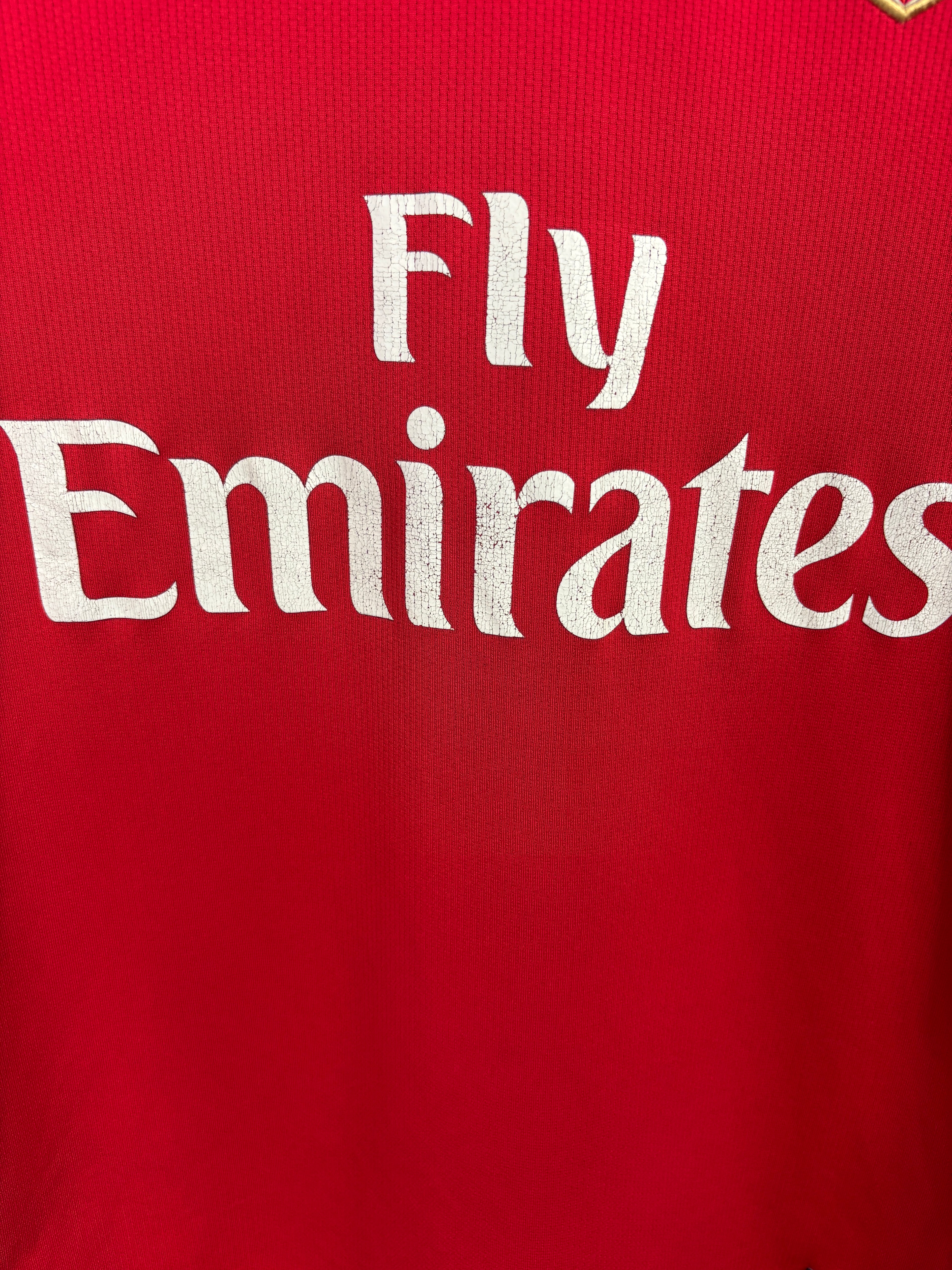 ARSENAL 2008/10 VAN PERSIE #11 HOME SHIRT (M) ADIDAS