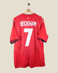 ENGLAND 2004 BECKHAM AWAY SHIRT (XXL) UMBRO