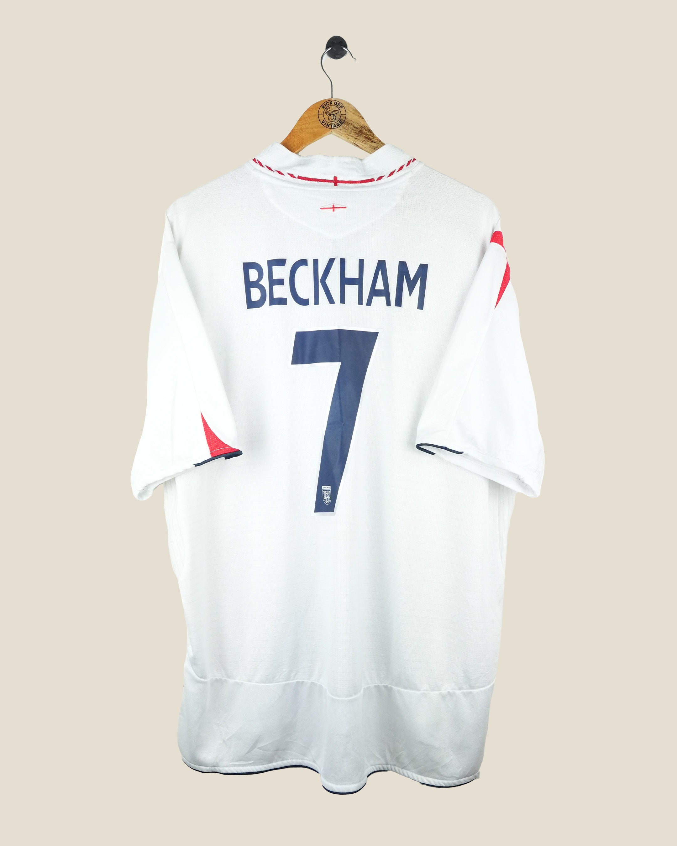 ENGLAND 2006 BECKHAM HOME SHIRT (XXXL) UMBRO