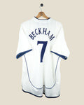 ENGLAND 2002 BECKHAM HOME SHIRT (XL) UMBRO