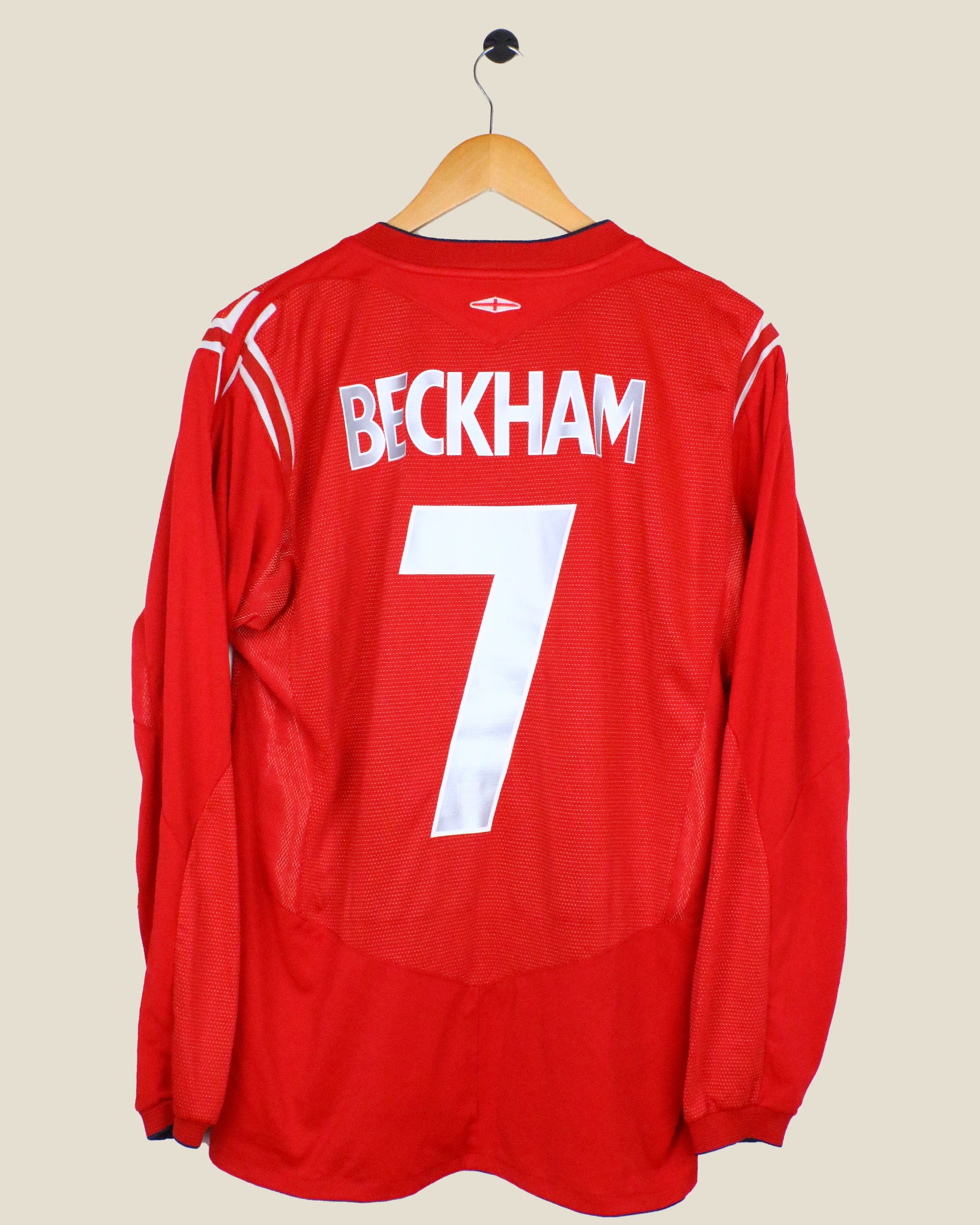 ENGLAND 2004 BECKHAM #7 AWAY L/S (L) UMBRO