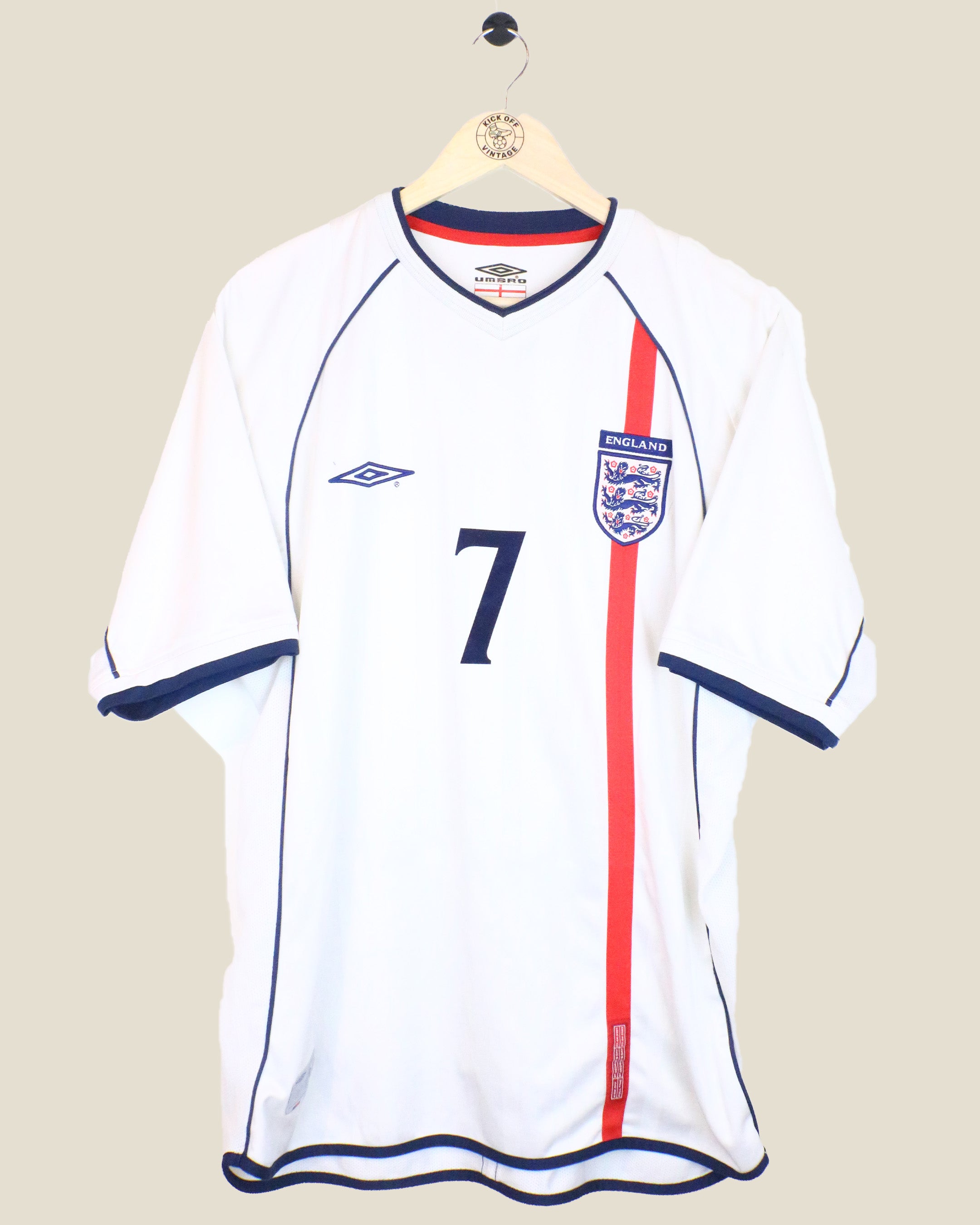 ENGLAND 2002 BECKHAM HOME (L) UMBRO