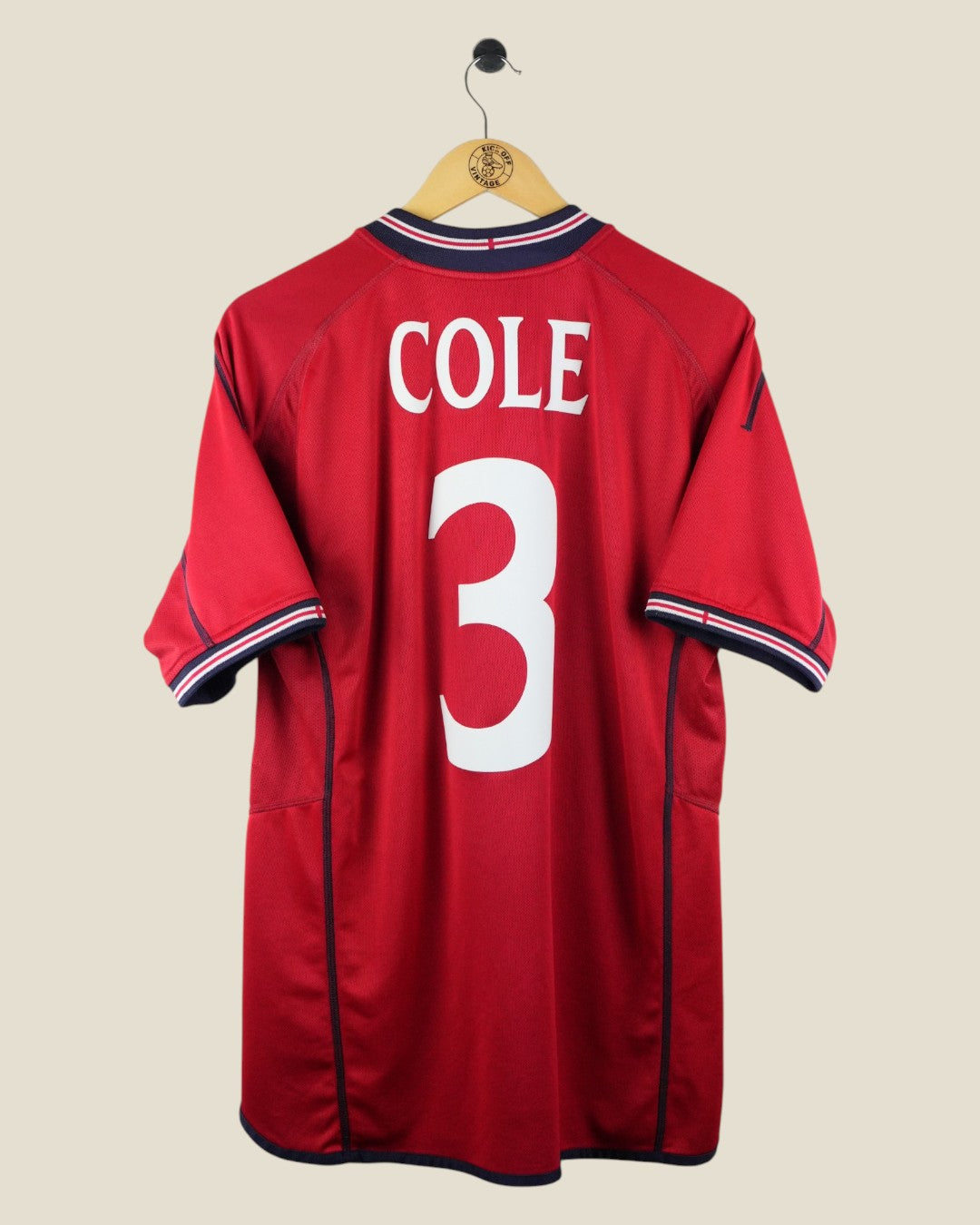 ENGLAND 2002 COLE AWAY SHIRT (L) UMBRO