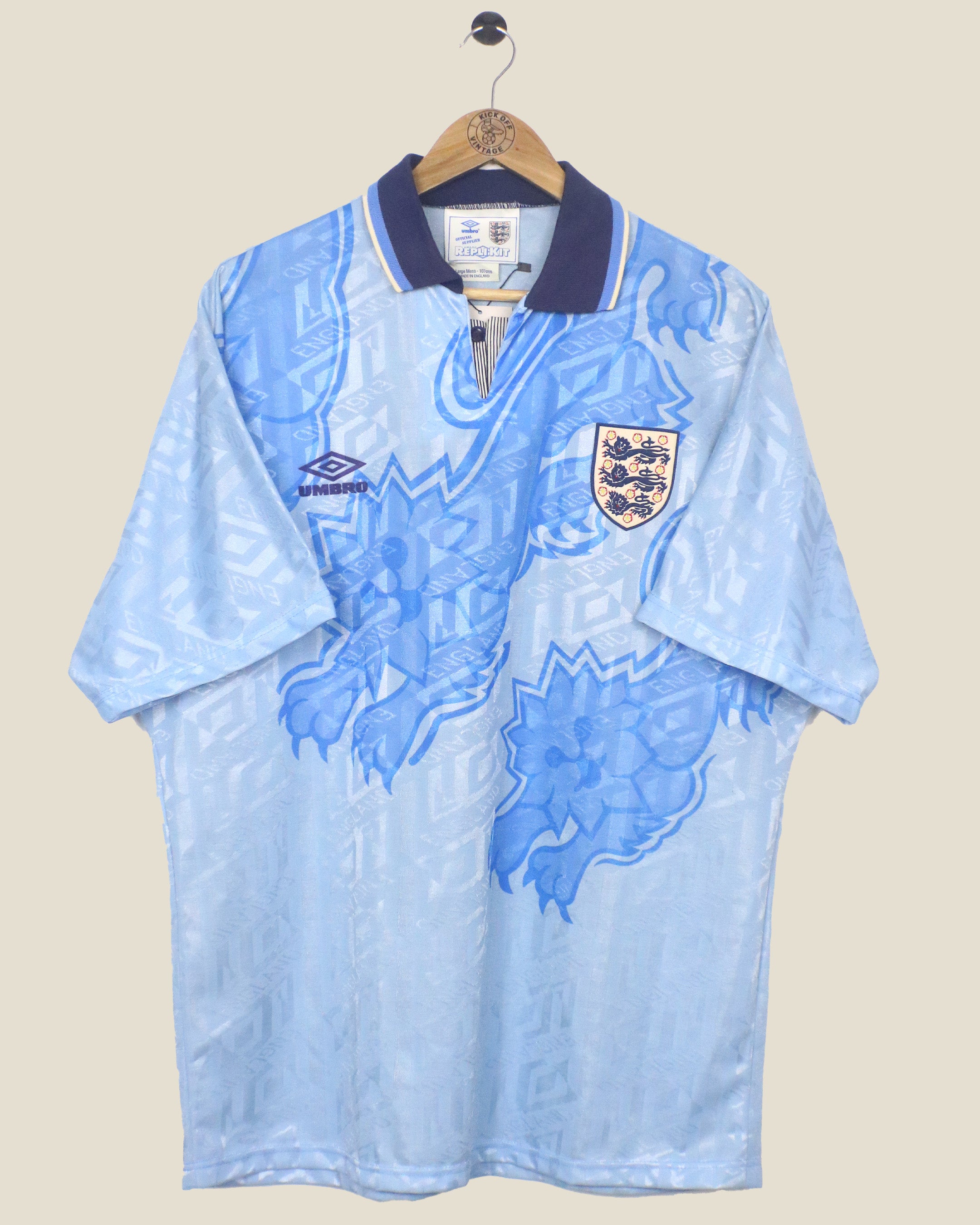 ENGLAND 1992 THIRD (L) UMBRO