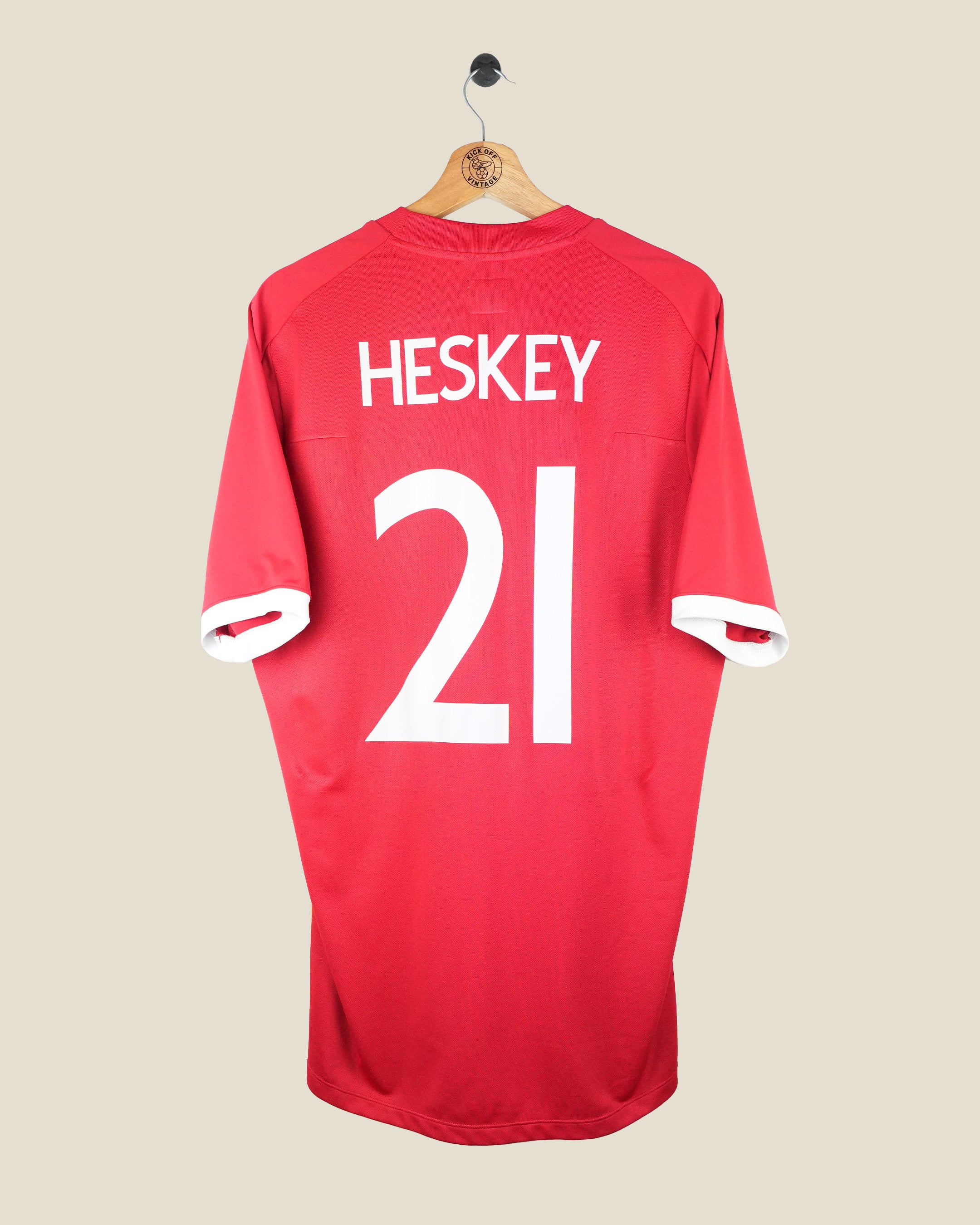 ENGLAND 2010 HESKEY AWAY SHIRT (XL) UMBRO