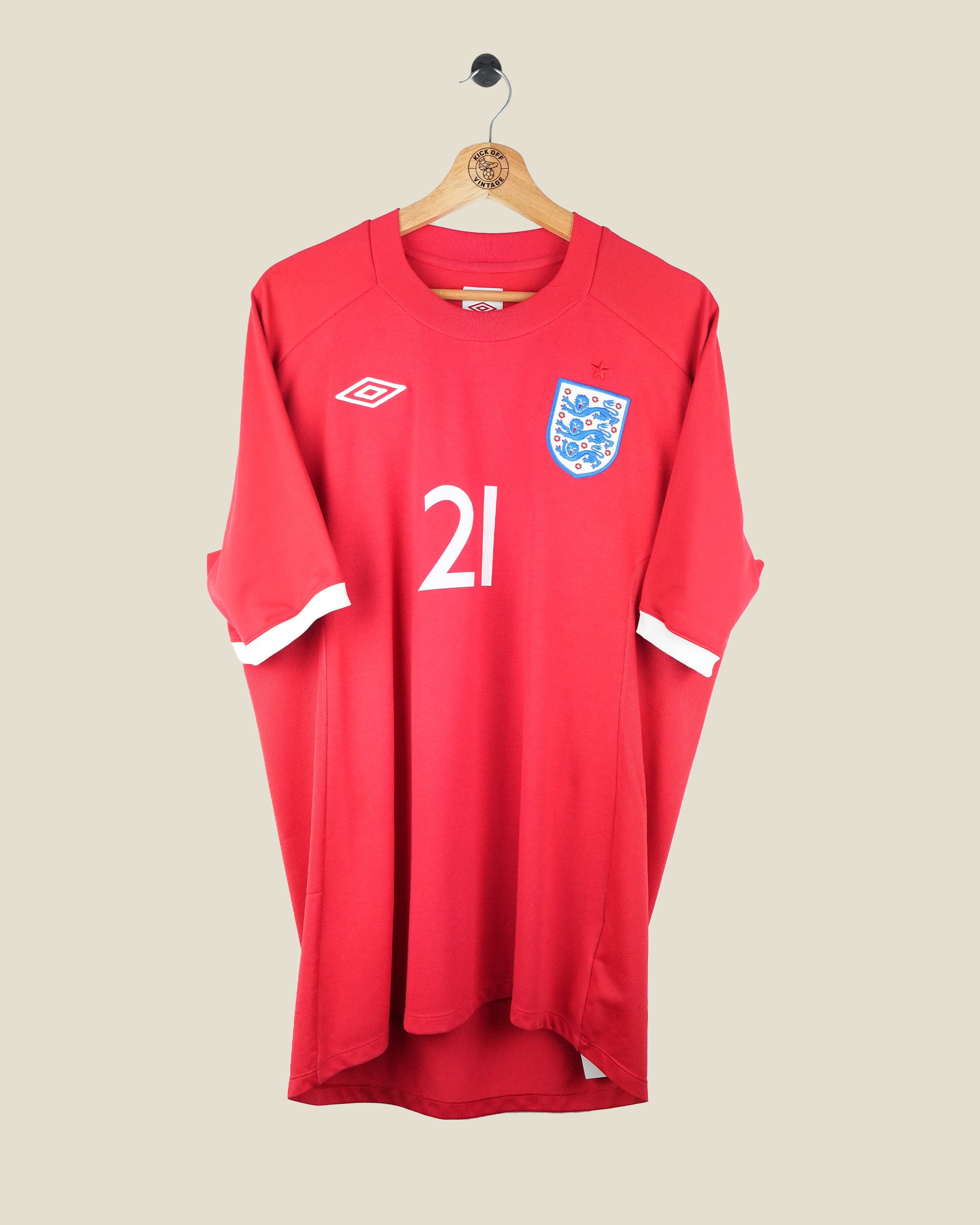 ENGLAND 2010 HESKEY AWAY SHIRT (XL) UMBRO