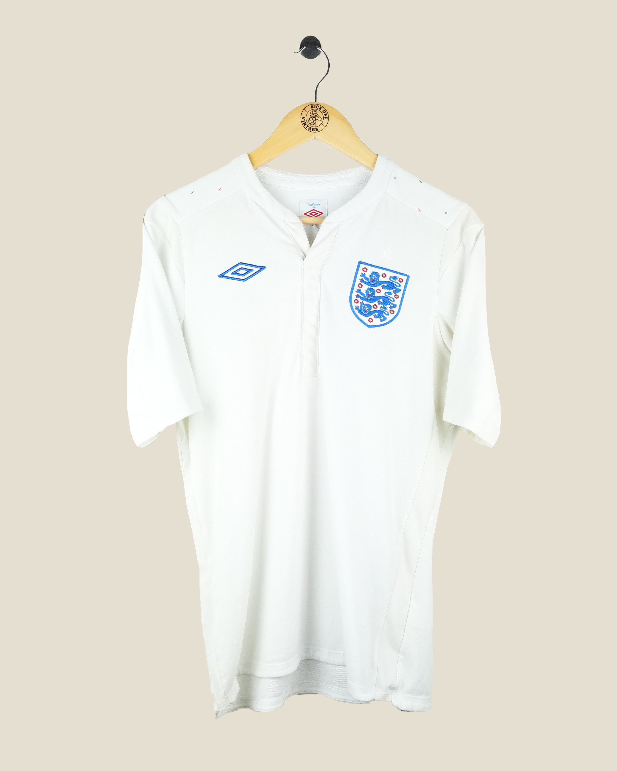 ENGLAND 2008 LAMPARD HOME SHIRT (M) UMBRO
