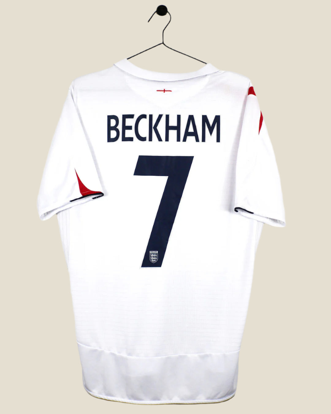 ENGLAND 2006 BECKHAM #7 HOME SHIRT (L) UMBRO