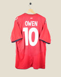 ENGLAND 2004 OWEN AWAY SHIRT (XL) UMBRO