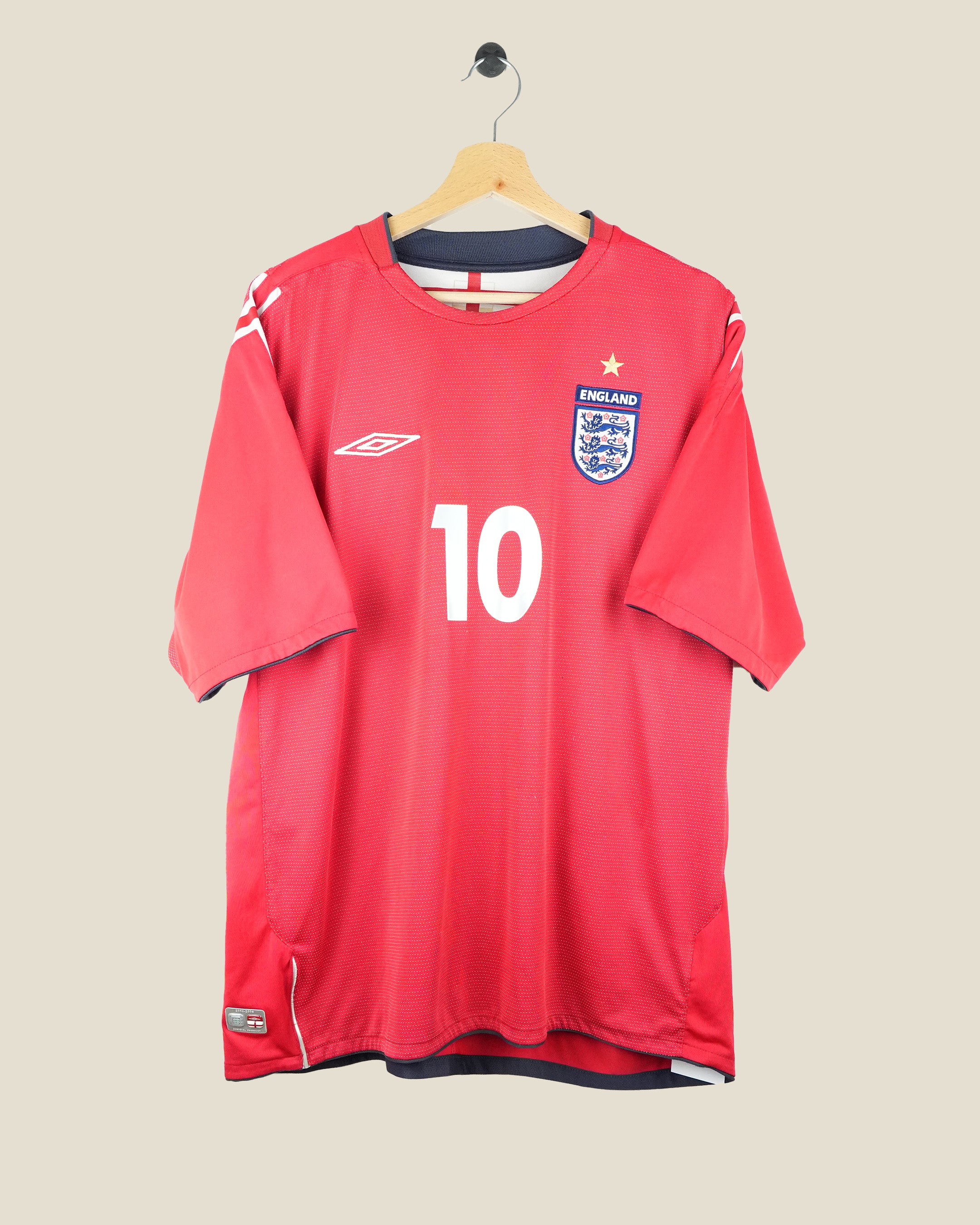 ENGLAND 2004 OWEN AWAY SHIRT (XL) UMBRO