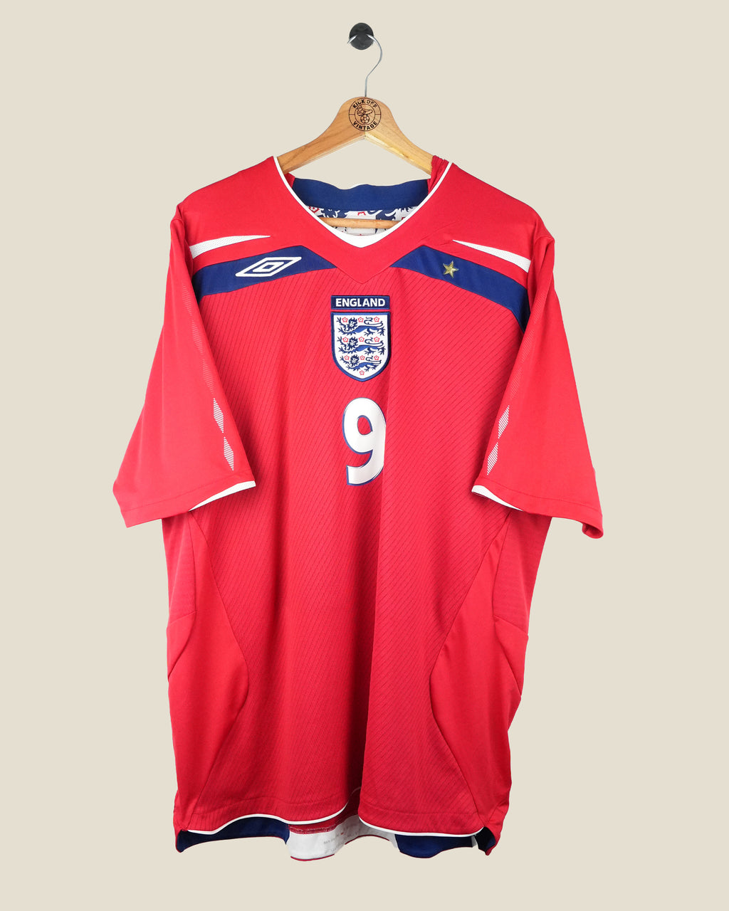 ENGLAND 2008 ROONEY AWAY SHIRT (XL) UMBRO