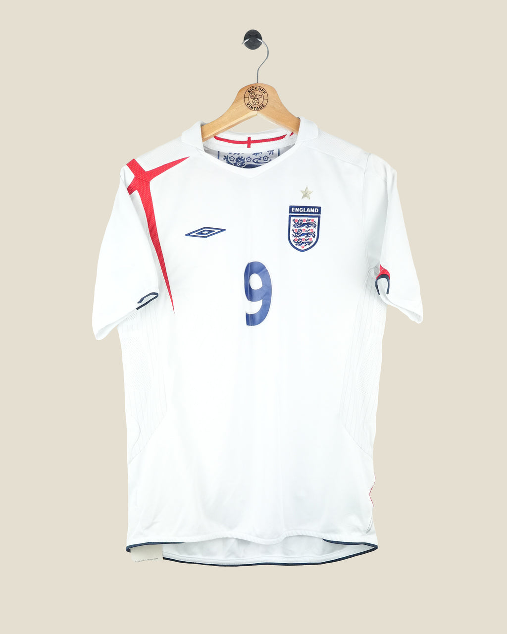 ENGLAND 2006 ROONEY HOME SHIRT (S) UMBRO