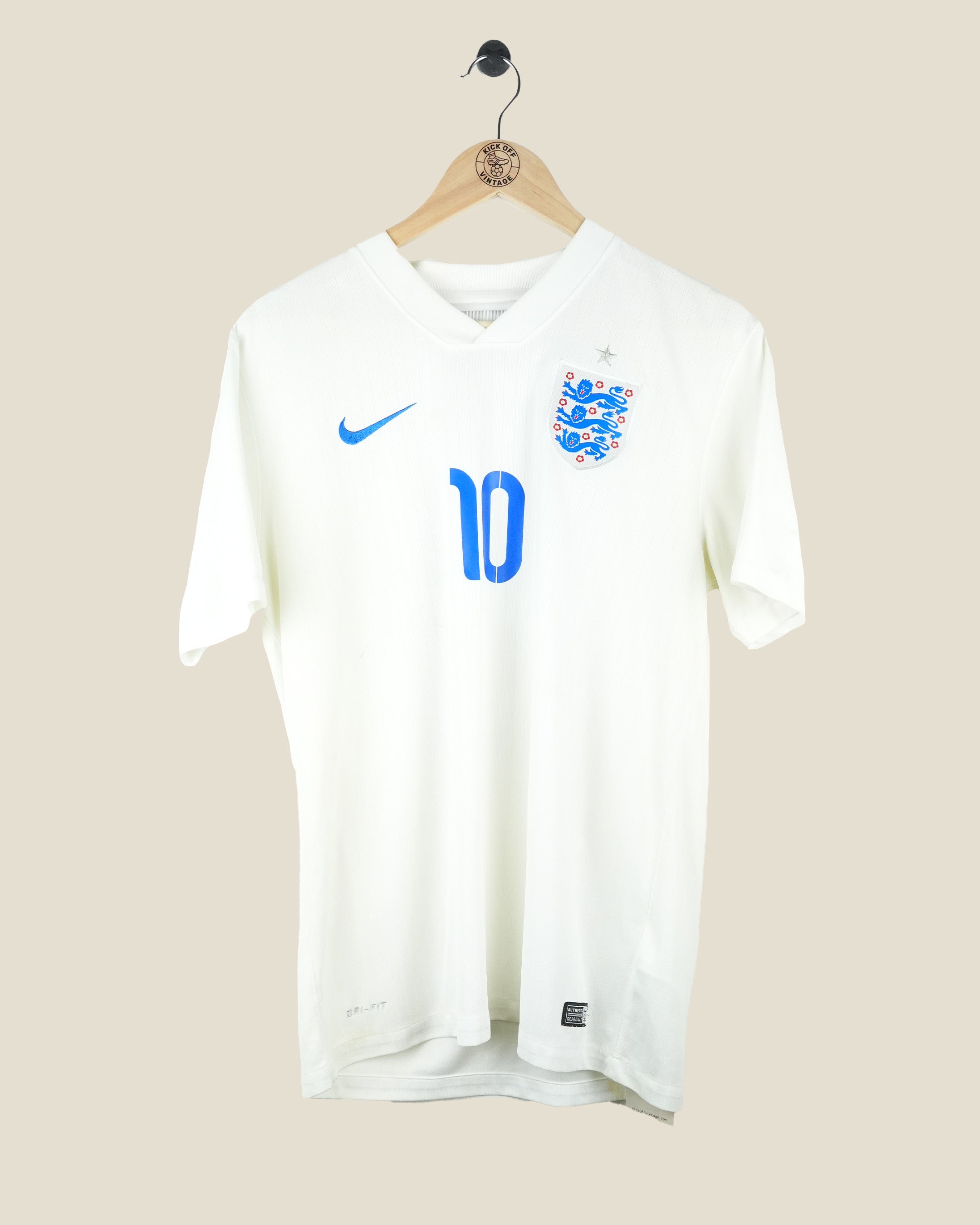 ENGLAND 2014 ROONEY HOME SHIRT (M) NIKE