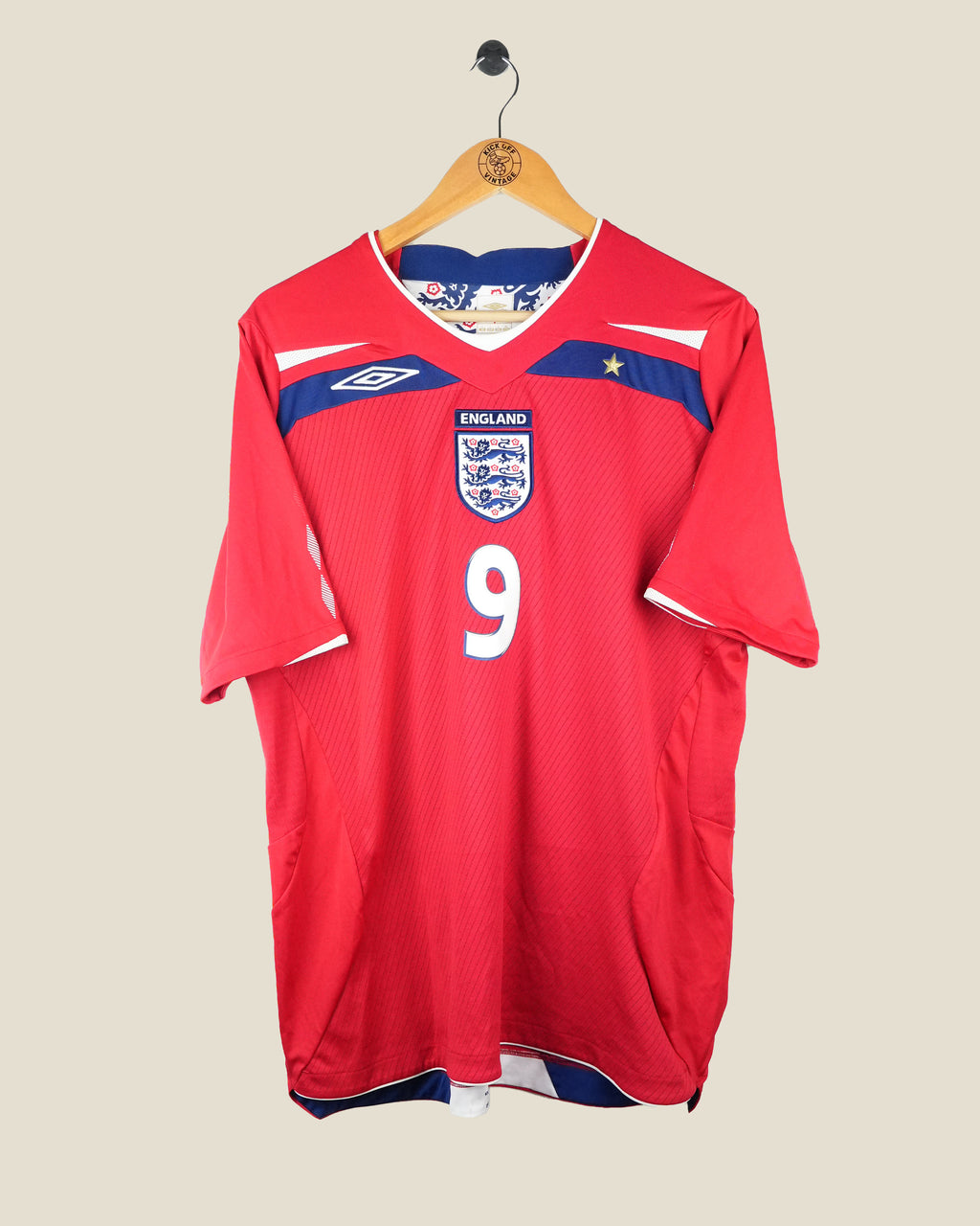 ENGLAND 2008 ROONEY AWAY SHIRT (L) UMBRO