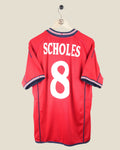 ENGLAND 2002 SCHOLES AWAY SHIRT (L) UMBRO