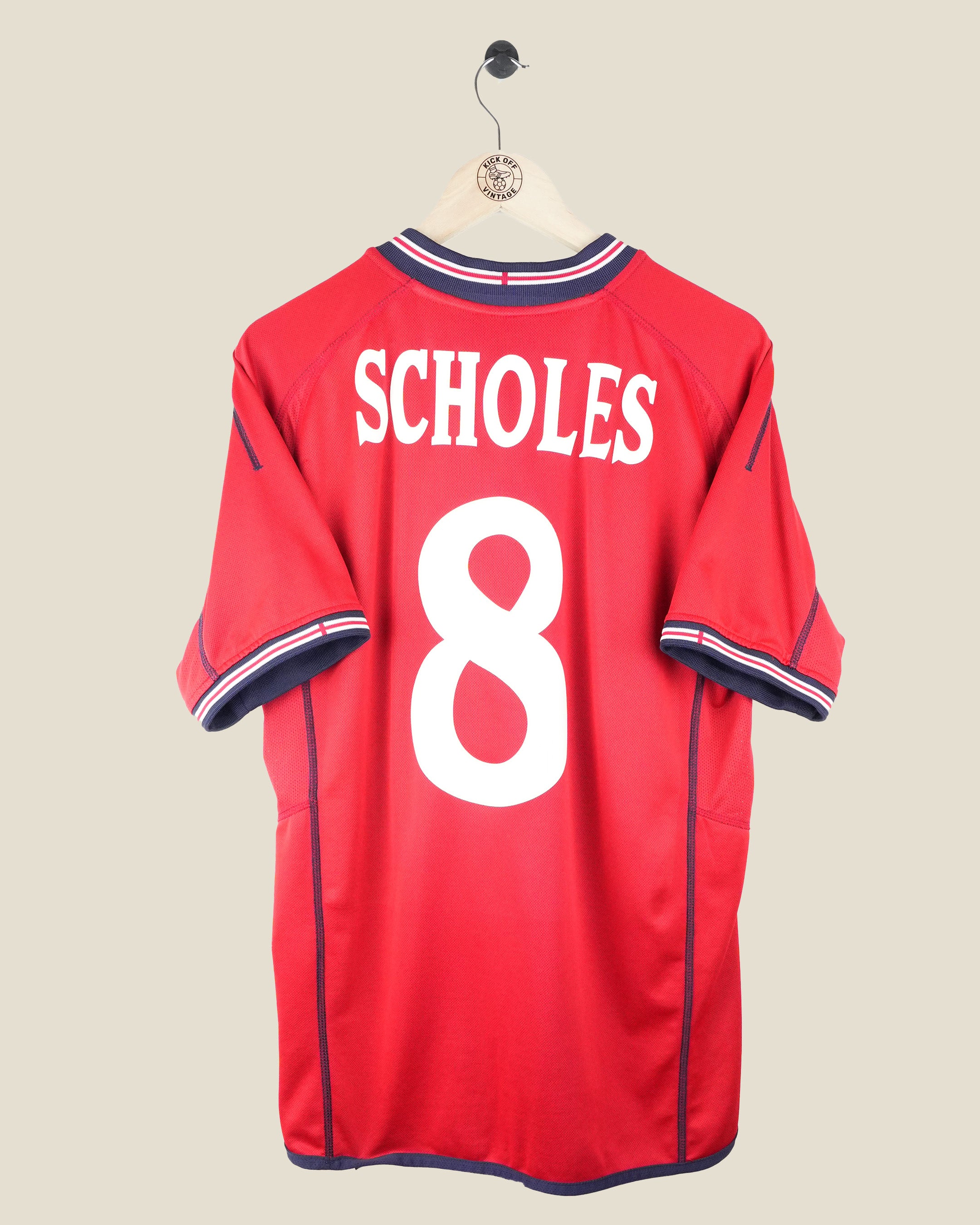 ENGLAND 2002 SCHOLES AWAY SHIRT (L) UMBRO