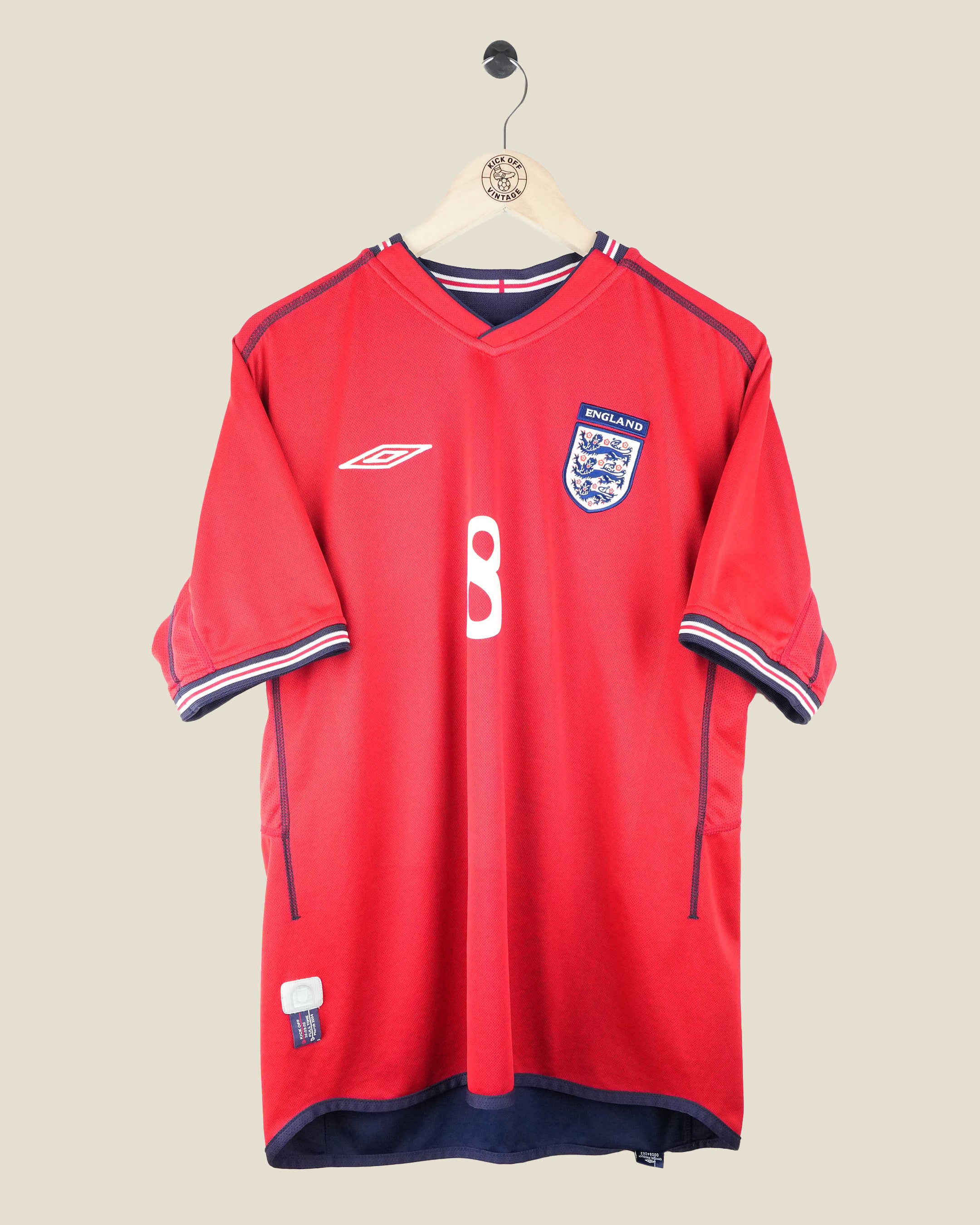 ENGLAND 2002 SCHOLES AWAY SHIRT (L) UMBRO