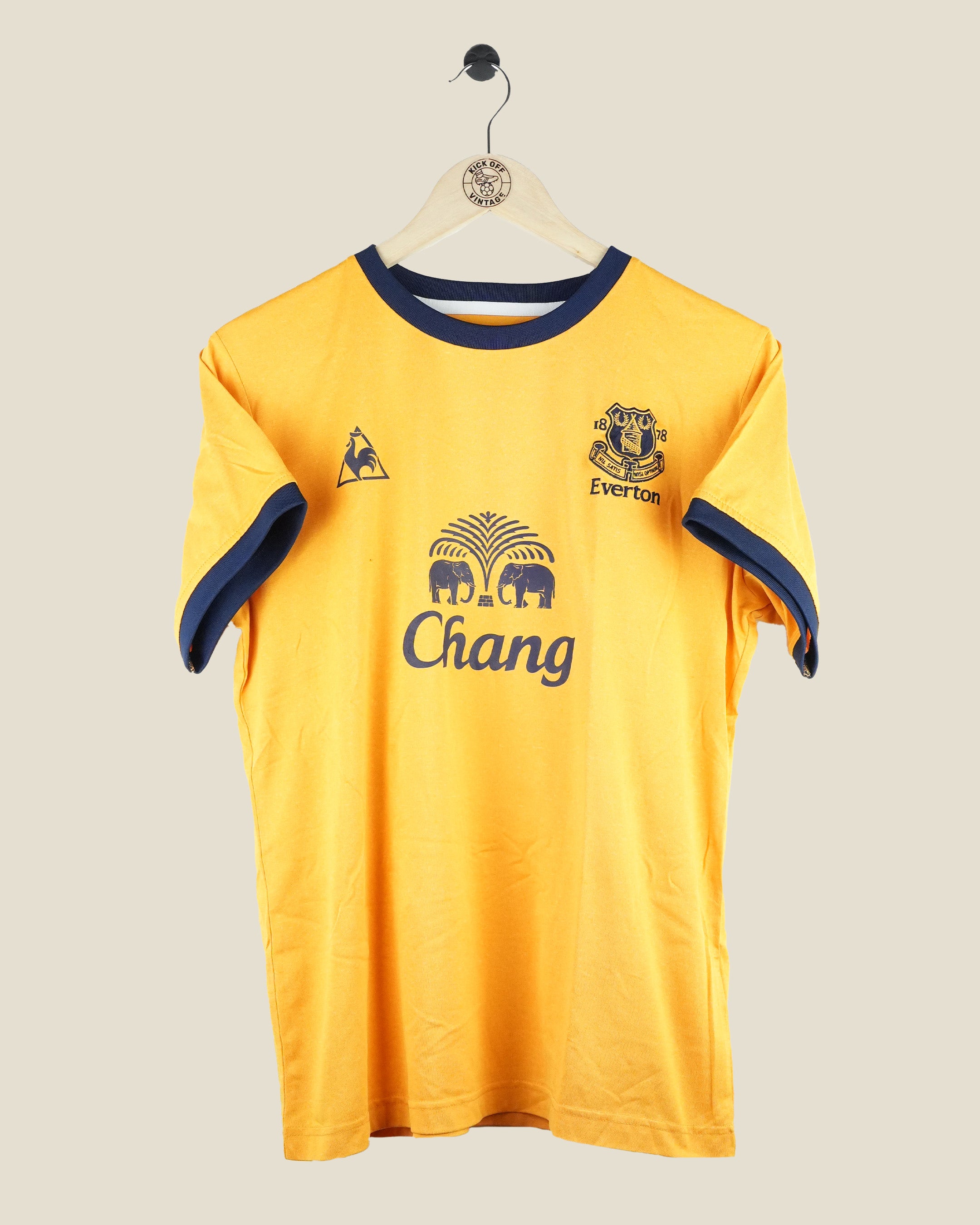 EVERTON 2011/12 HEITINGA AWAY SHIRT (M) LE COQ SPORTIF