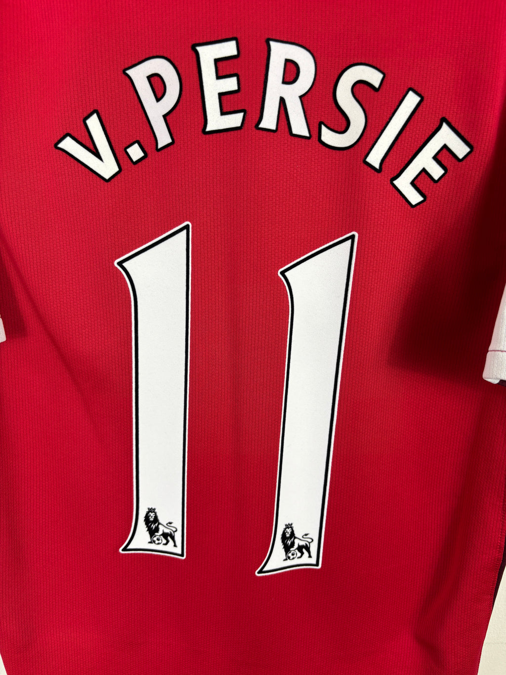 ARSENAL 2008/10 VAN PERSIE #11 HOME SHIRT (M) ADIDAS