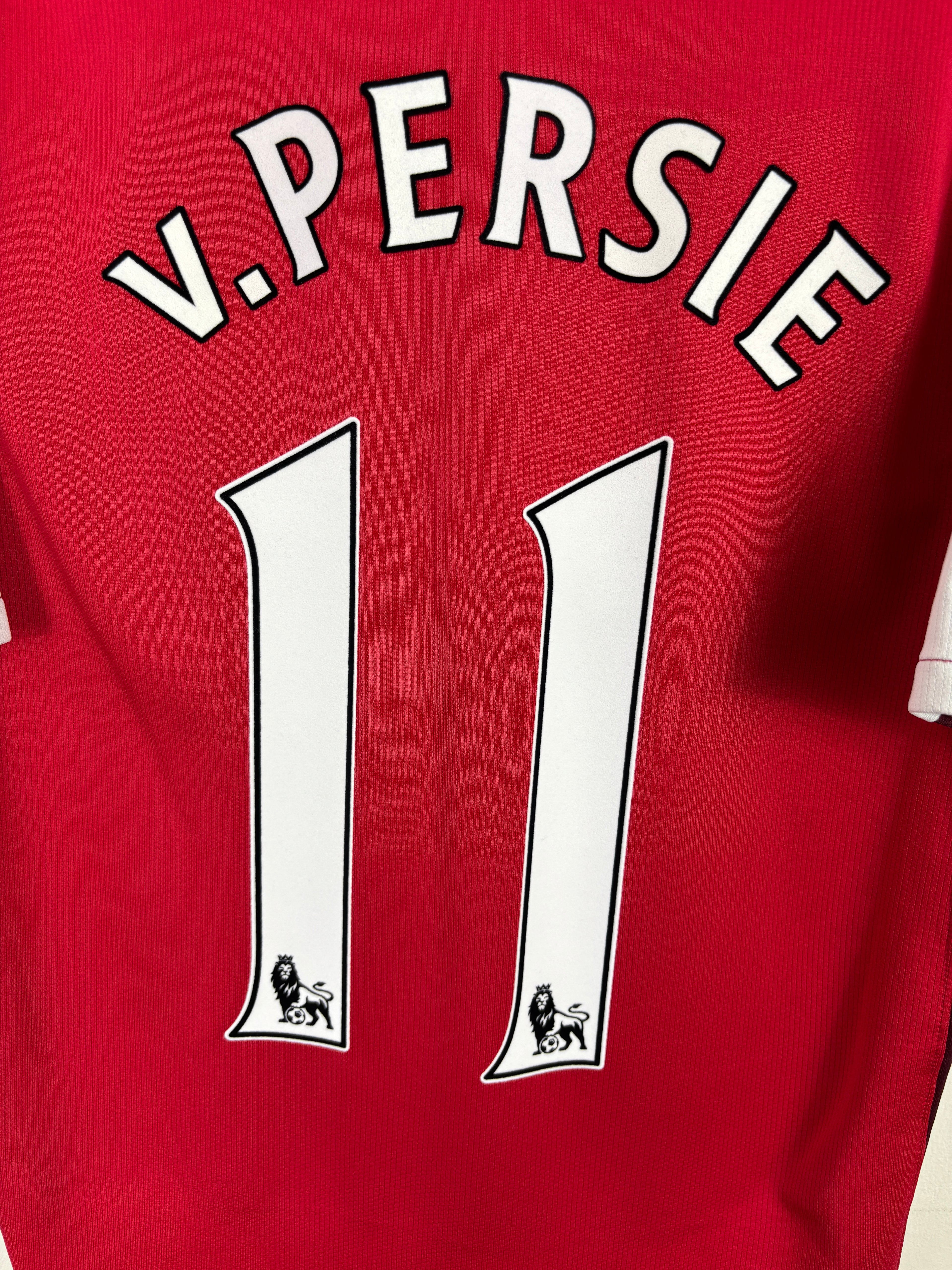 ARSENAL 2008/10 VAN PERSIE #11 HOME SHIRT (M) ADIDAS