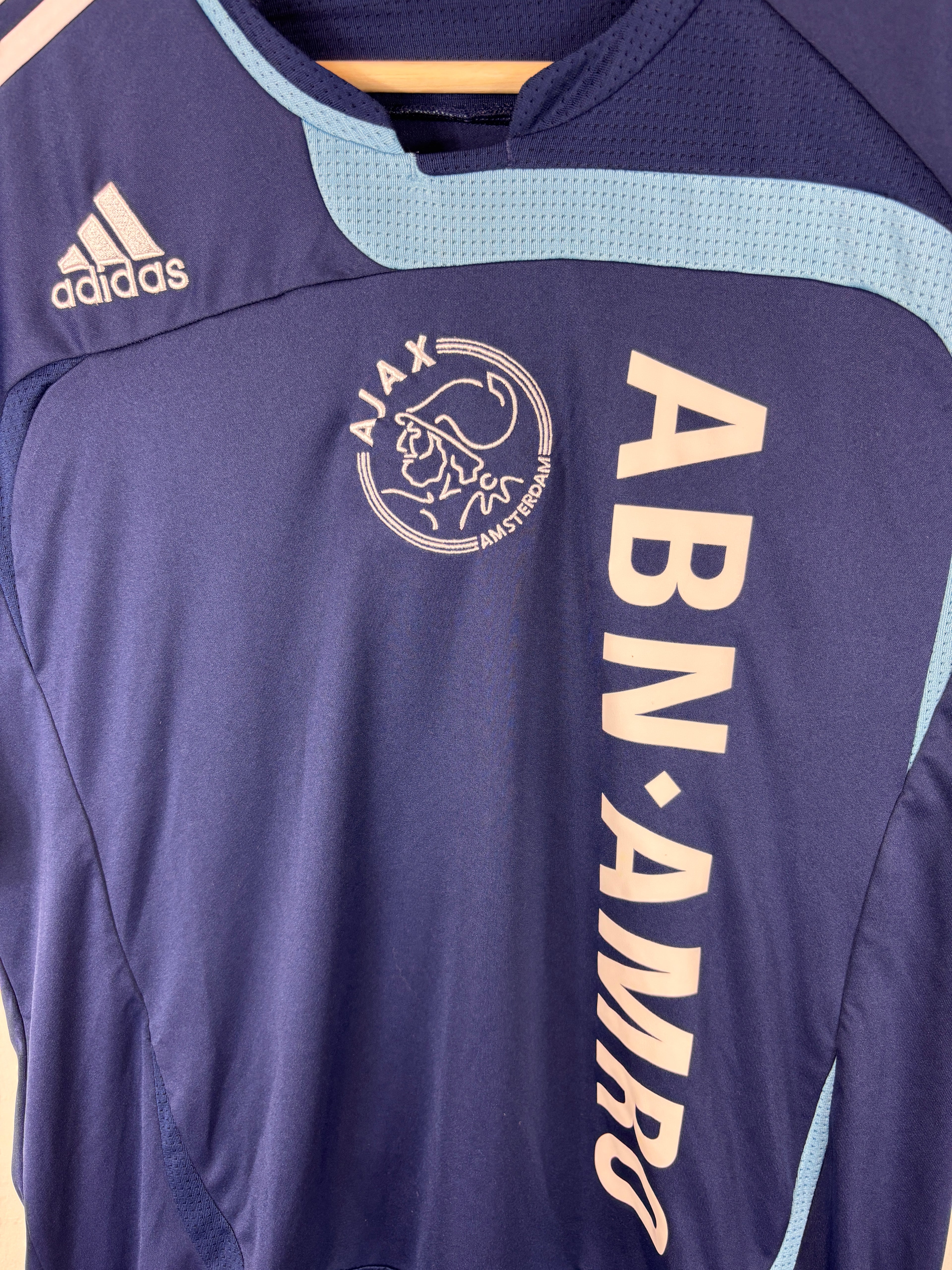 AJAX 2007/08 HUNTELAAR #9 AWAY SHIRT (M) ADIDAS