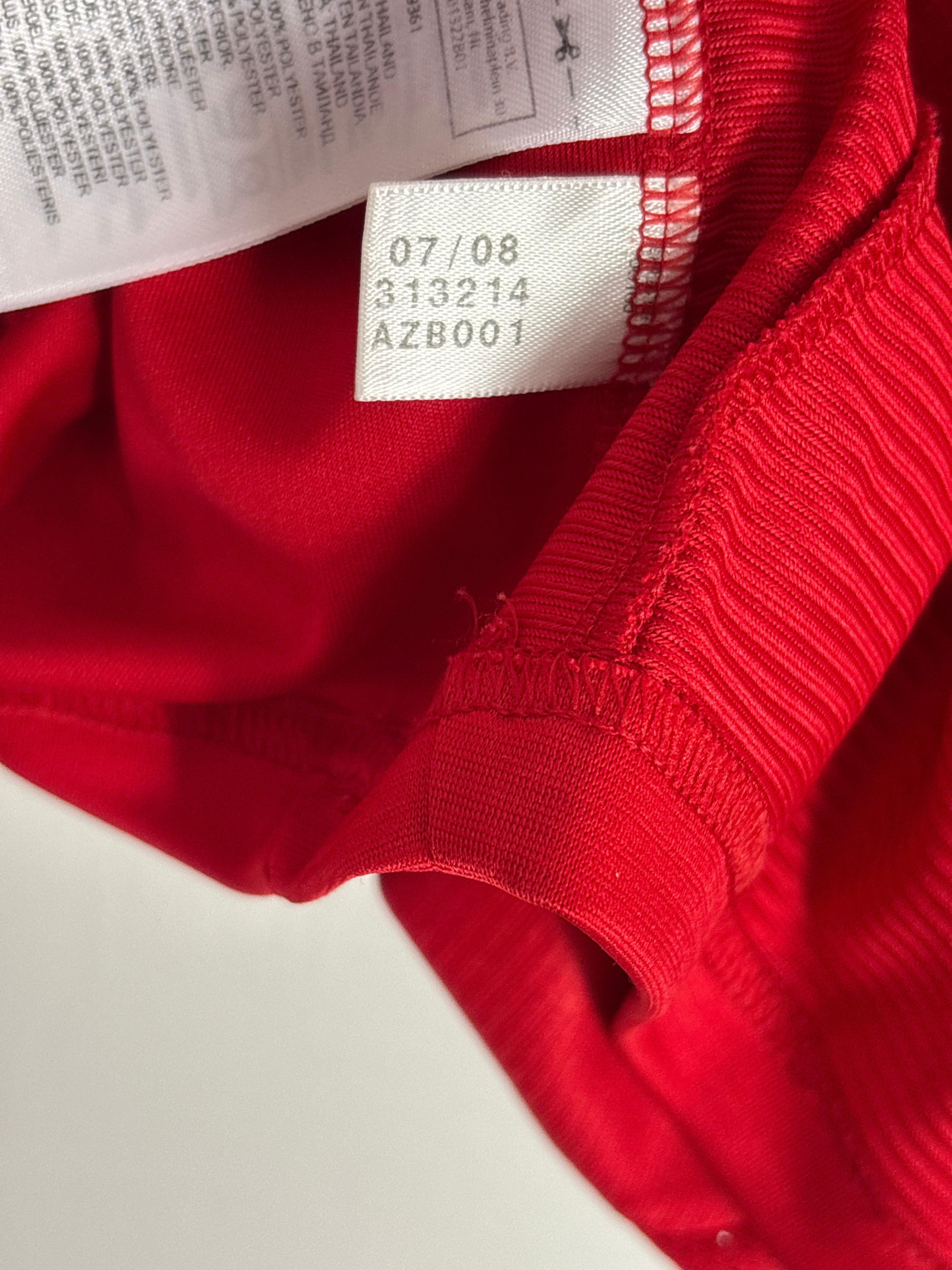 LIVERPOOL 2008/10 GERRARD #8 HOME SHIRT (M) ADIDAS