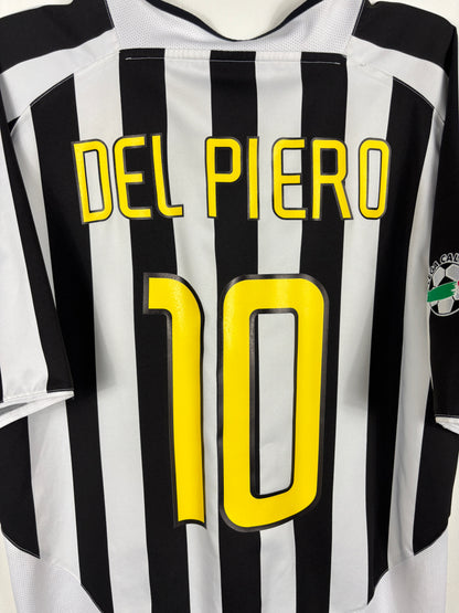 JUVENTUS 2003/2004 DEL PIERO #10 HOME SHIRT (M) NIKE