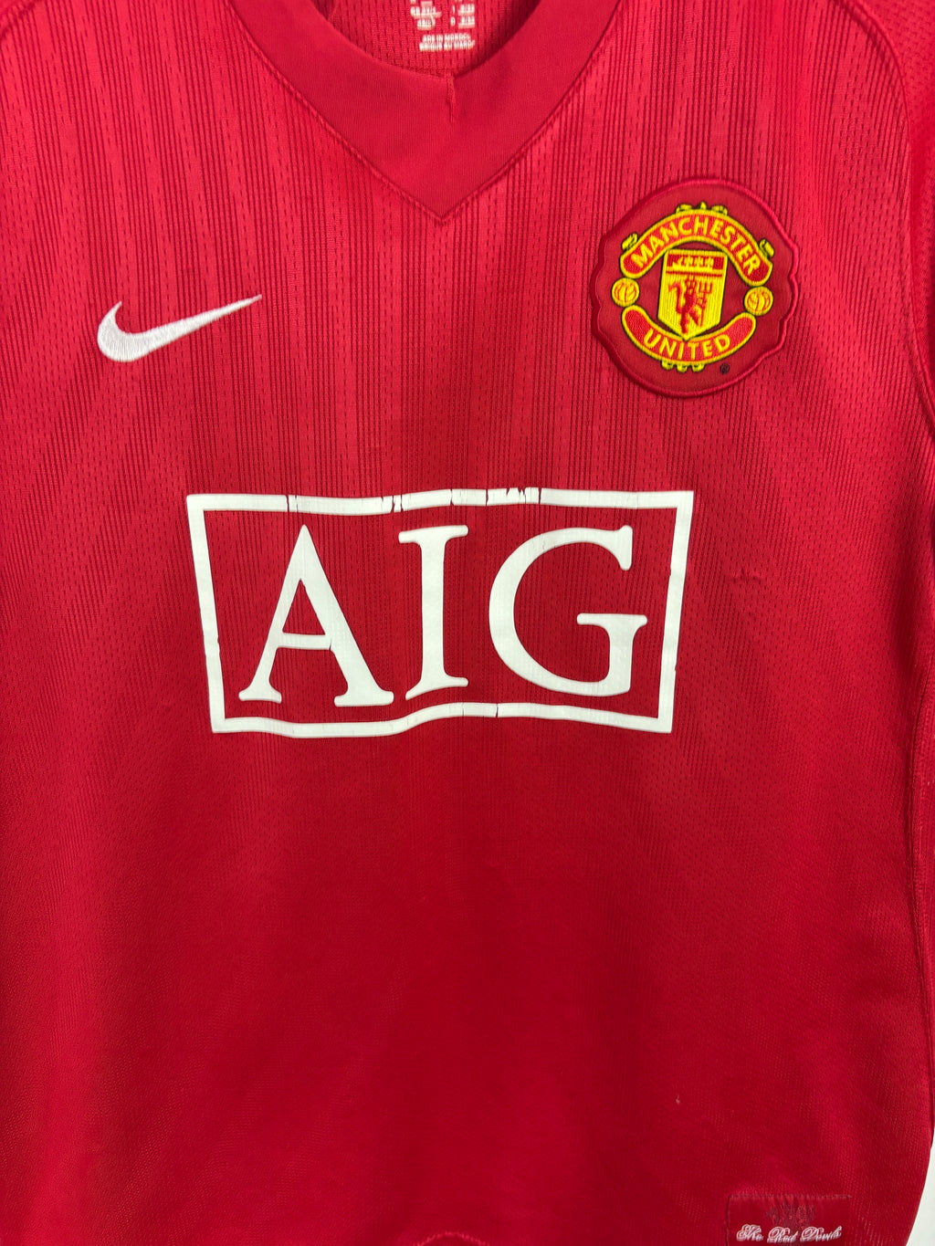 MANCHESTER UNITED 2007/08 SCHOLES HOME (M) NIKE