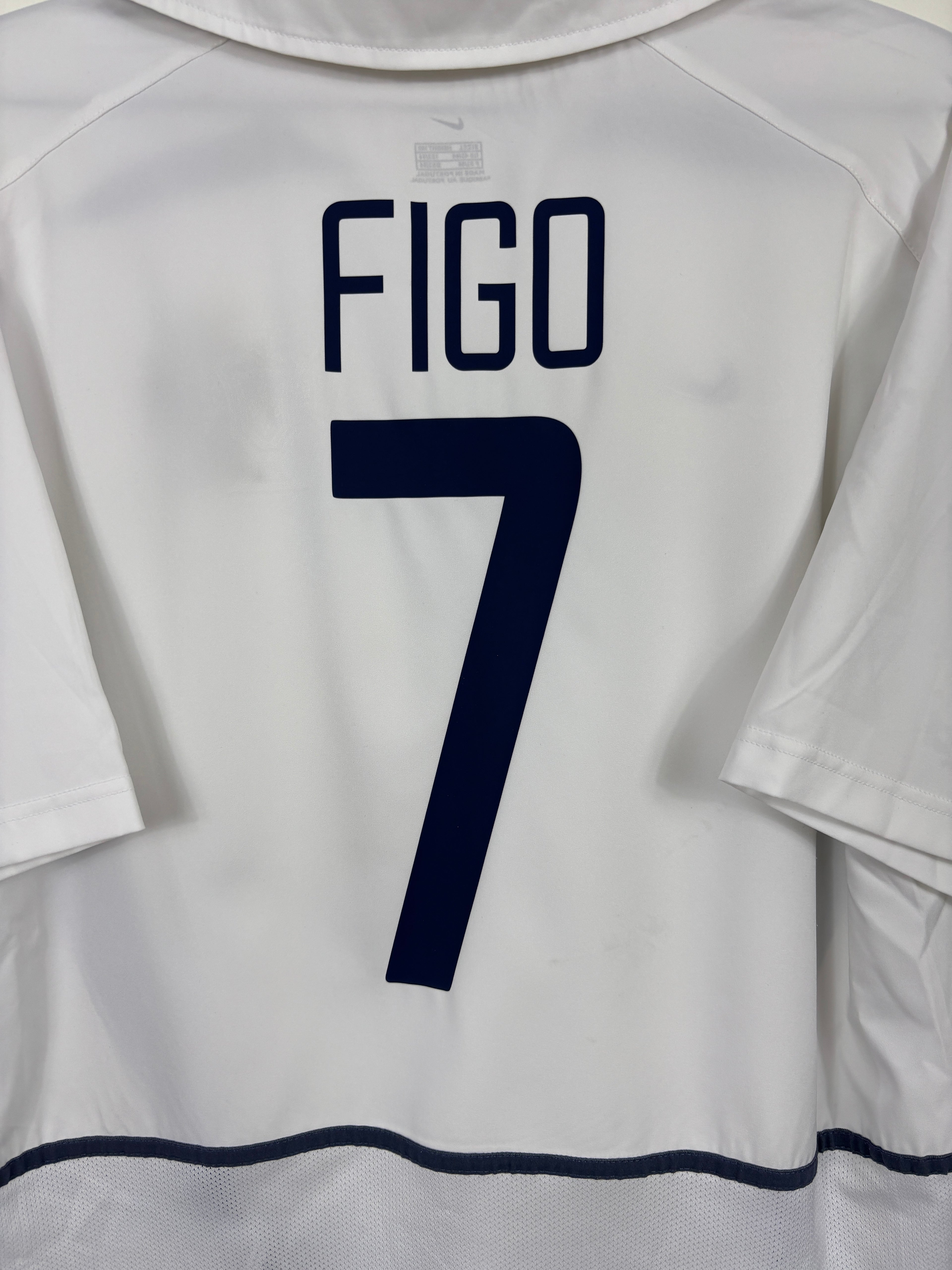 PORTUGAL 2002 FIGO AWAY SHIRT (L) NIKE
